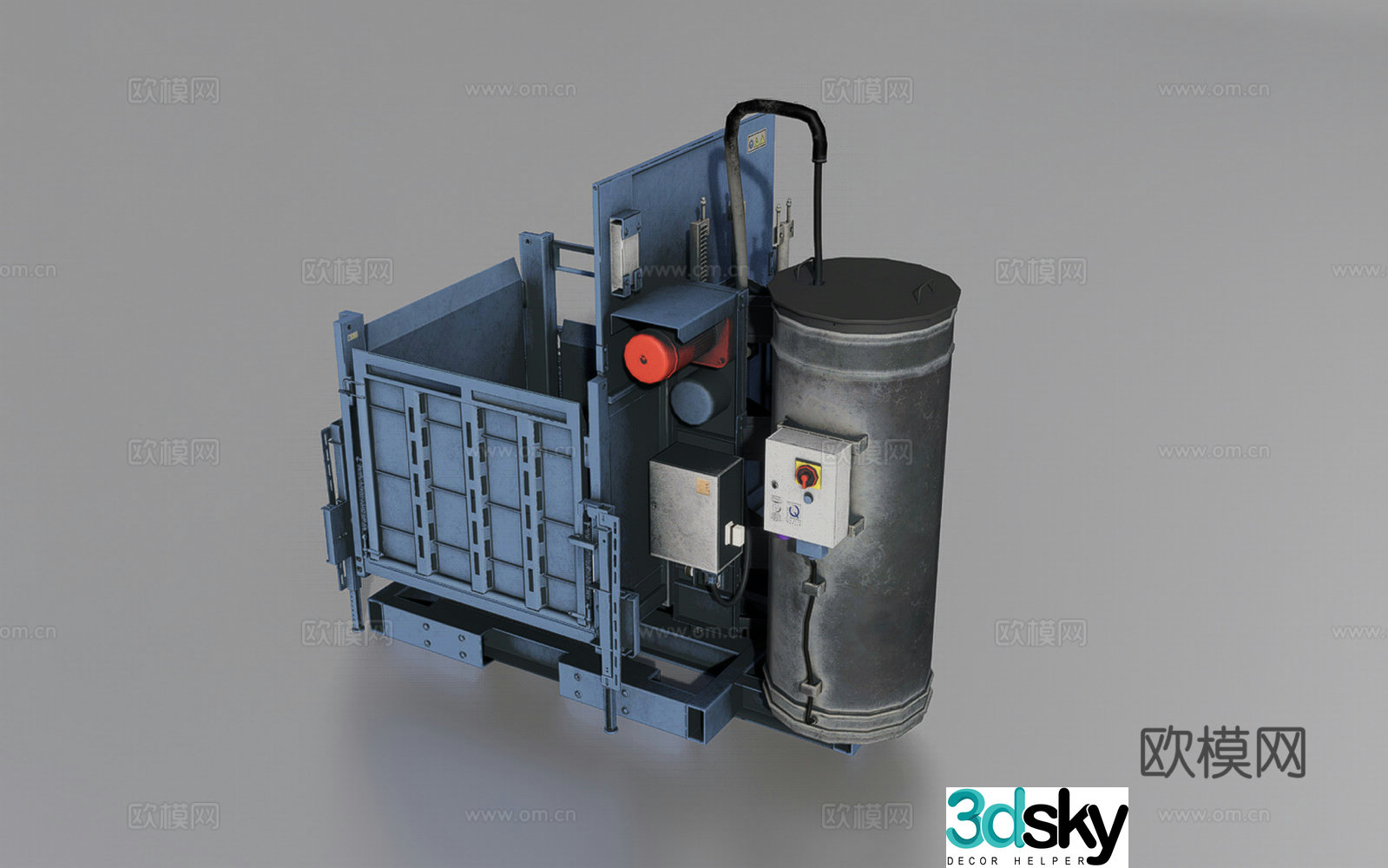 Building lift 3d model