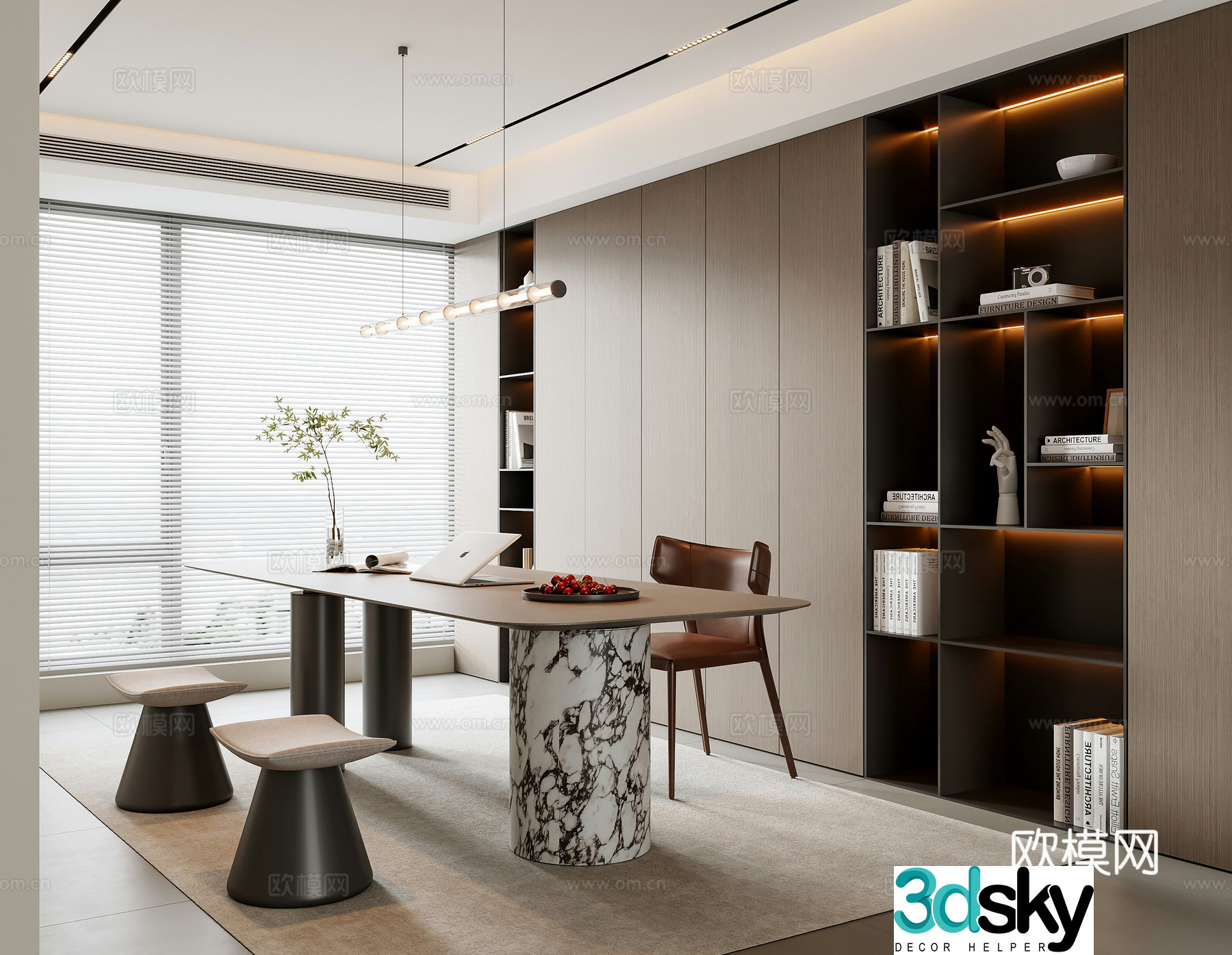 Italian study 3D model