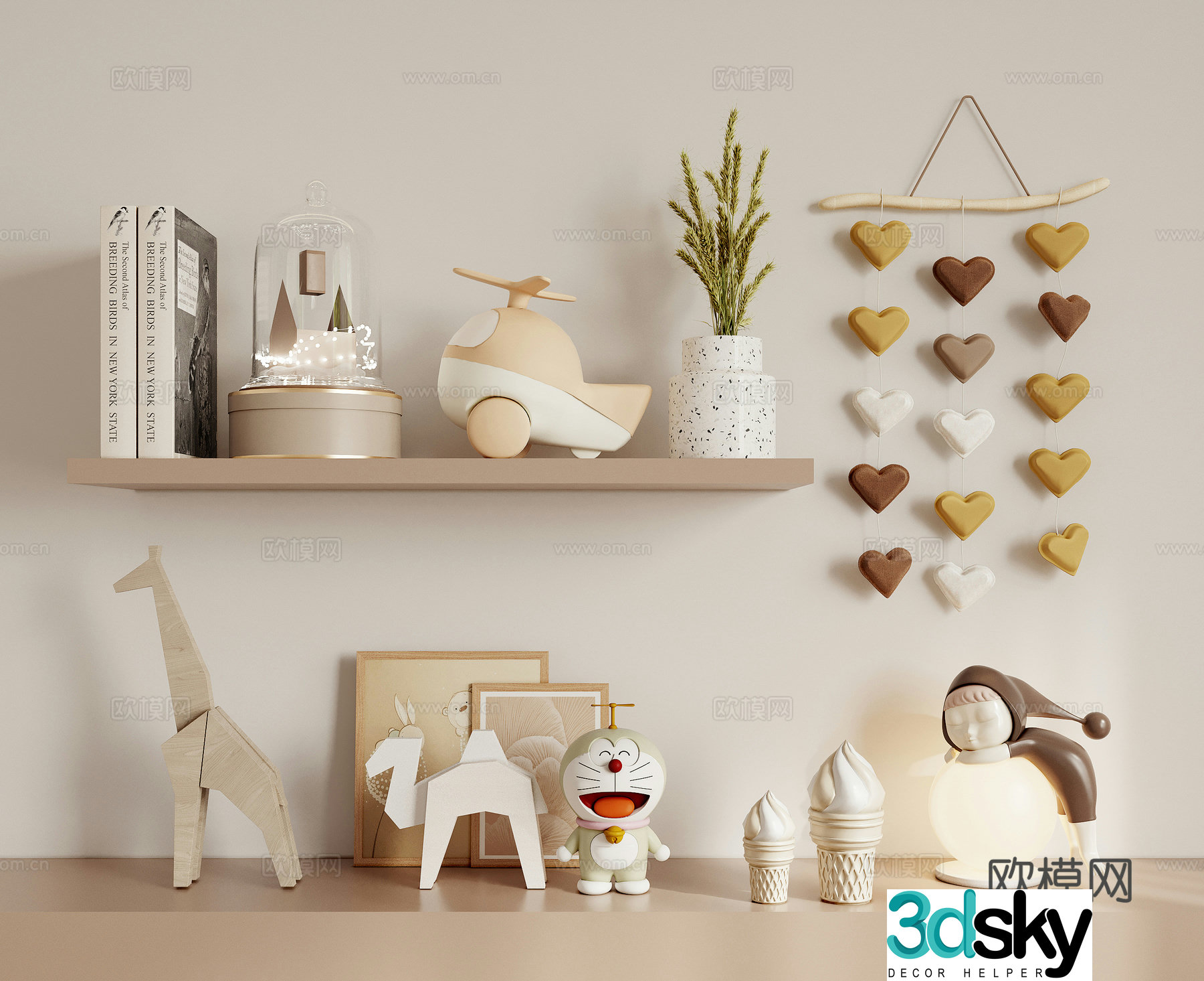 Children’s ornaments 3d model