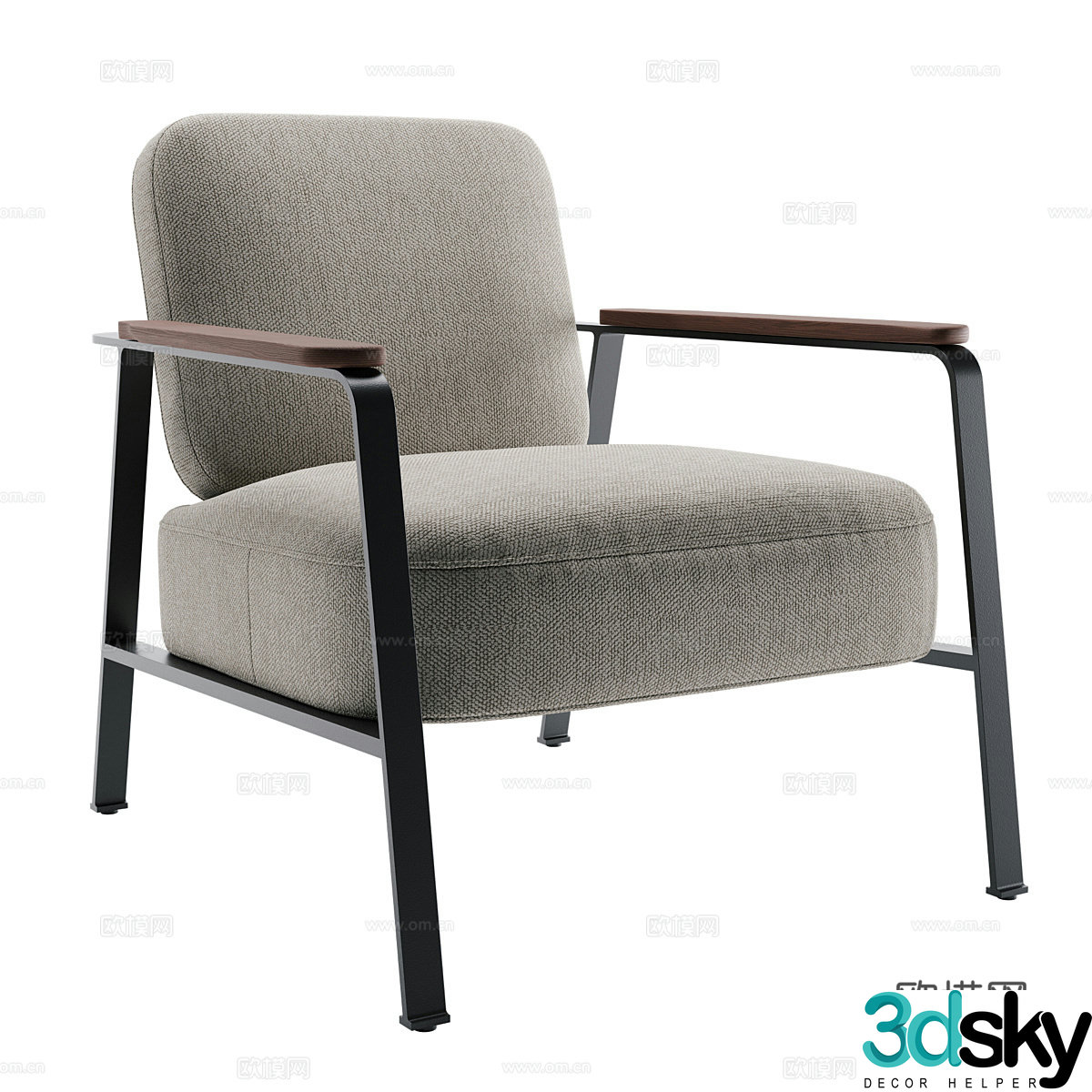 Fabric leisure chair Fabric single chair Fabric backrest chair Fabric armchair Fabric book chair Fabric 3d model