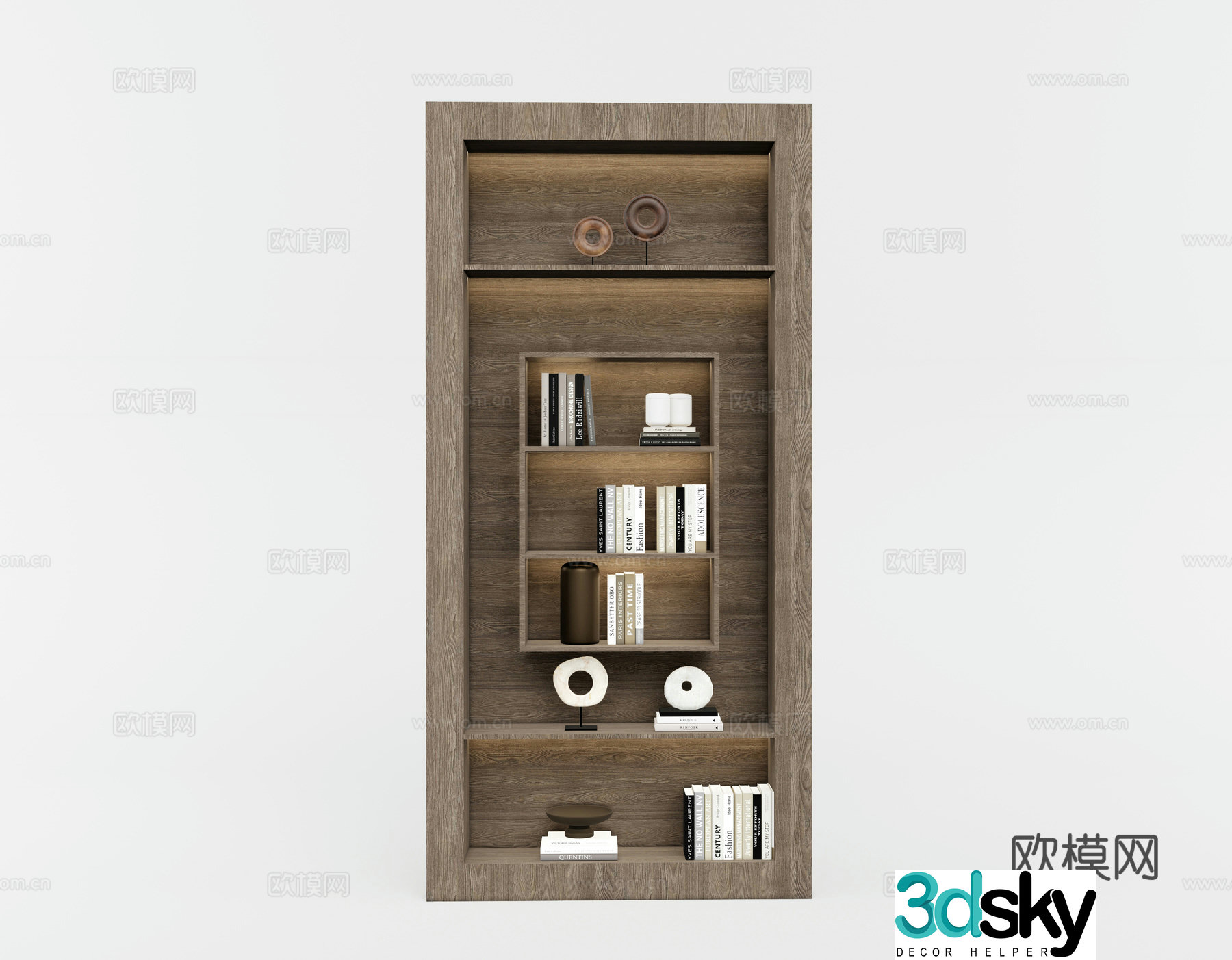 3D model of medieval style decorative cabinet