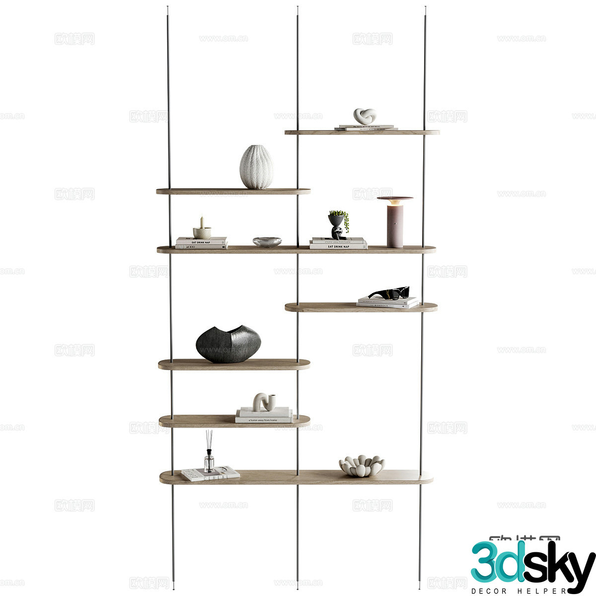 Minimalist rack Simple rack Display rack Display rack Decorative rack Display rack Ornament 3D model