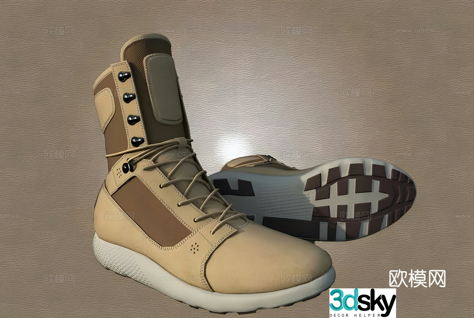 Women’s boots 3d model