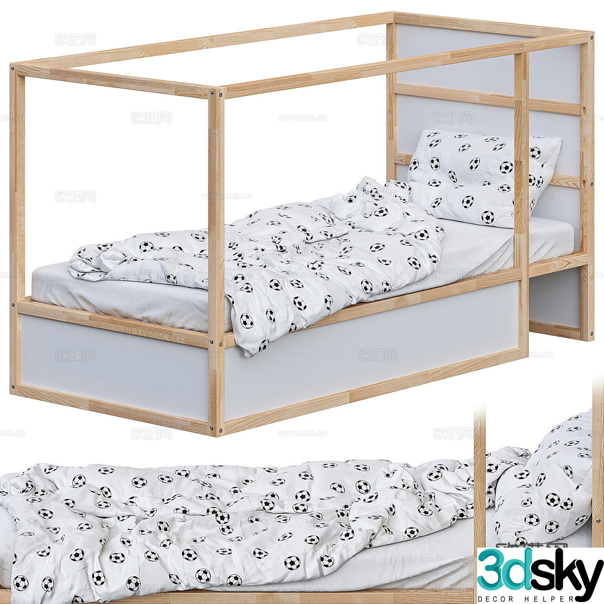 New Chinese KURA IKEA Flipped 3D Model