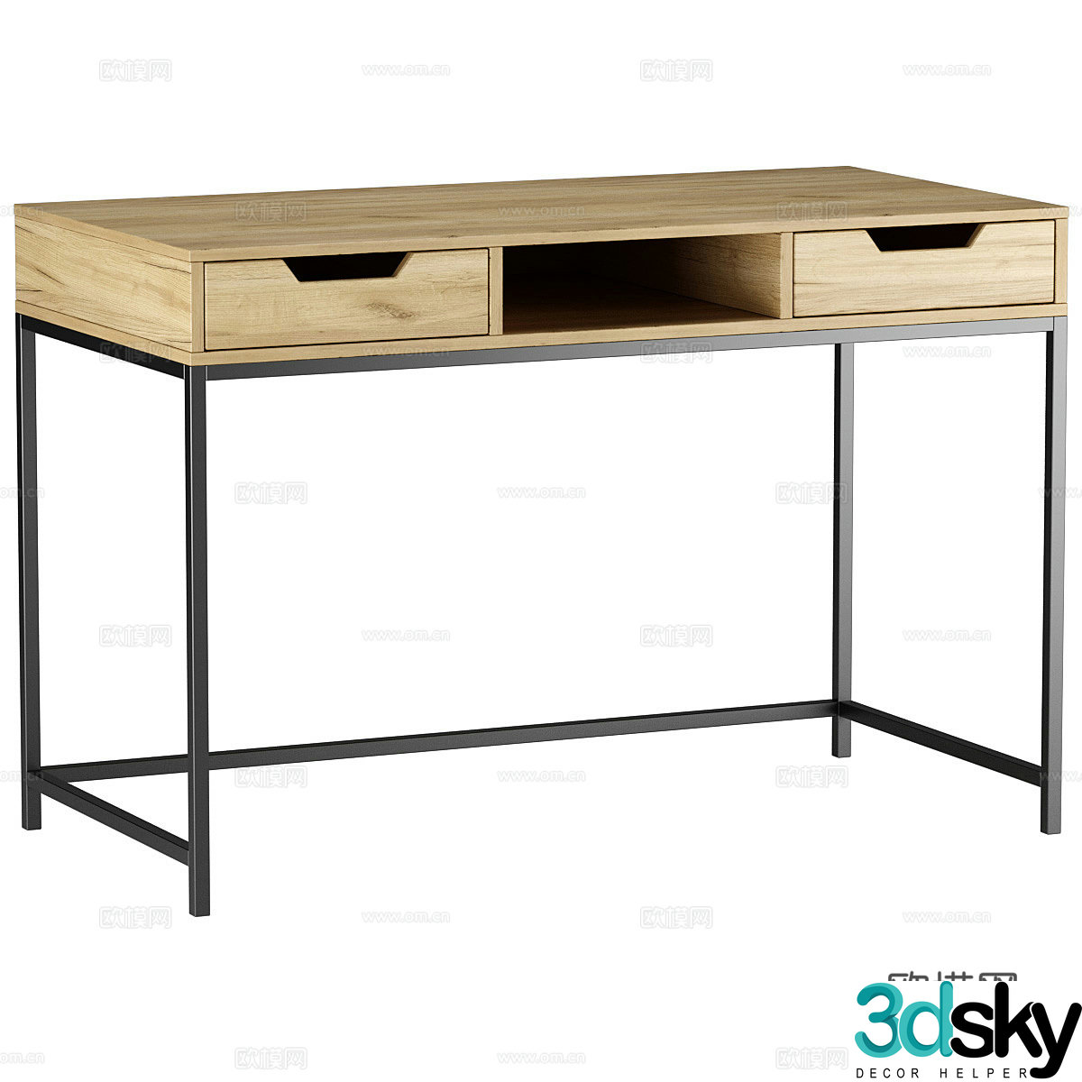 Modern desk 3d model