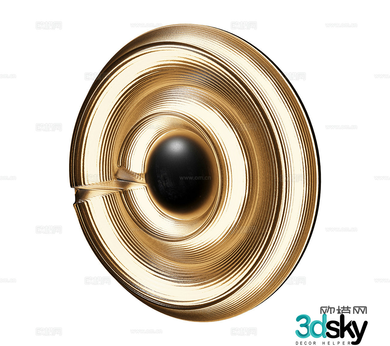 Art wall lamp ring wall lamp circular wall lamp children room wall lamp children wall lamp bedside wall lamp 3d model