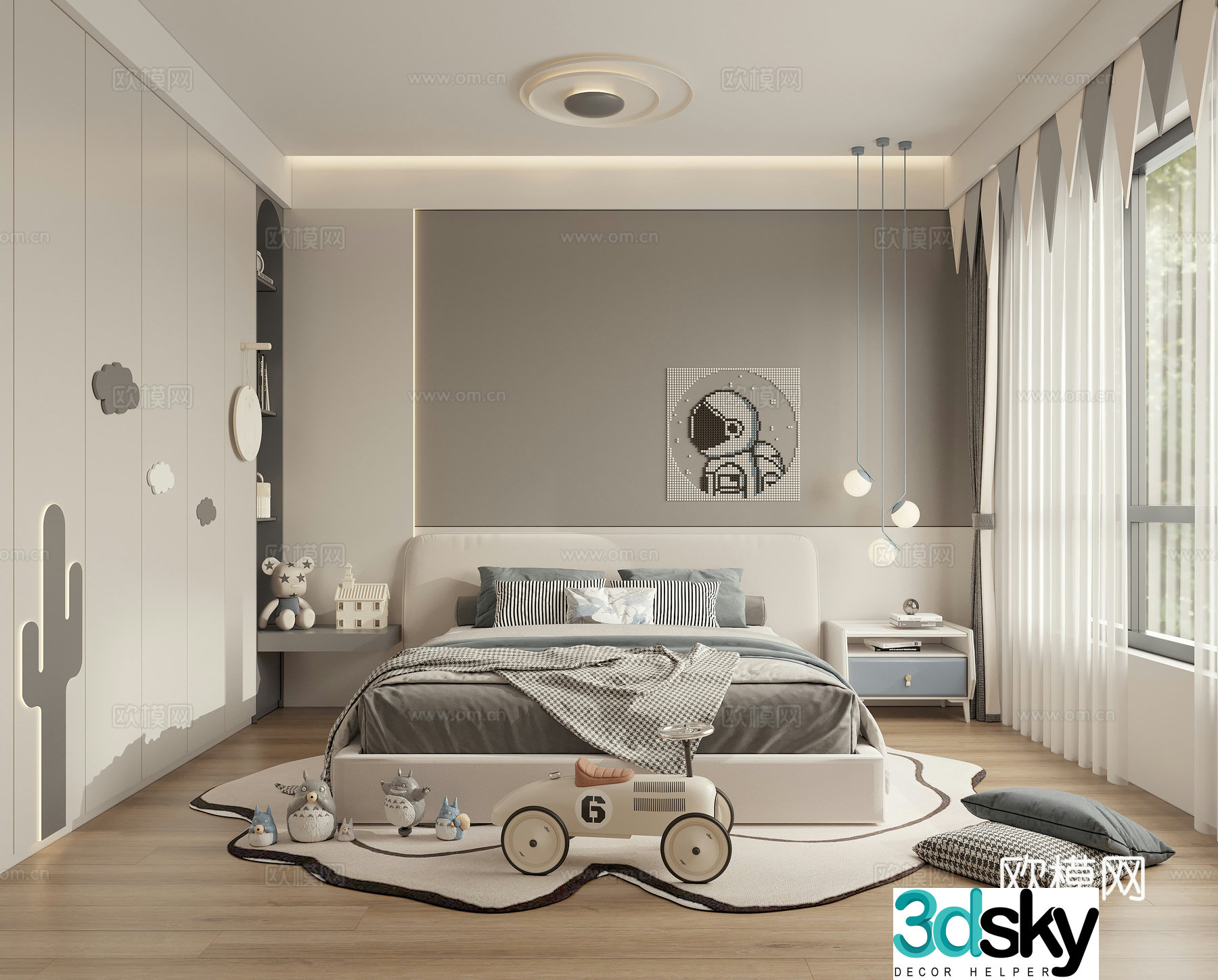 Boy’s room 3d model