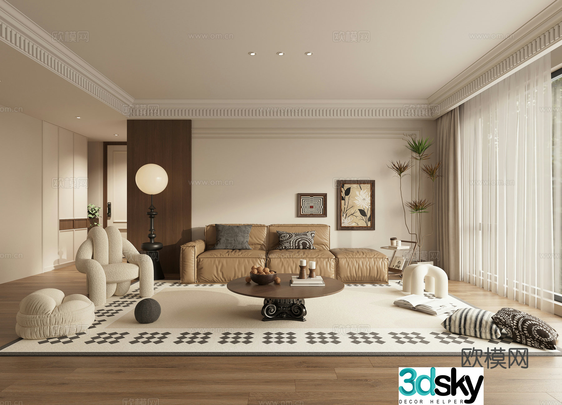 Living room 3d model