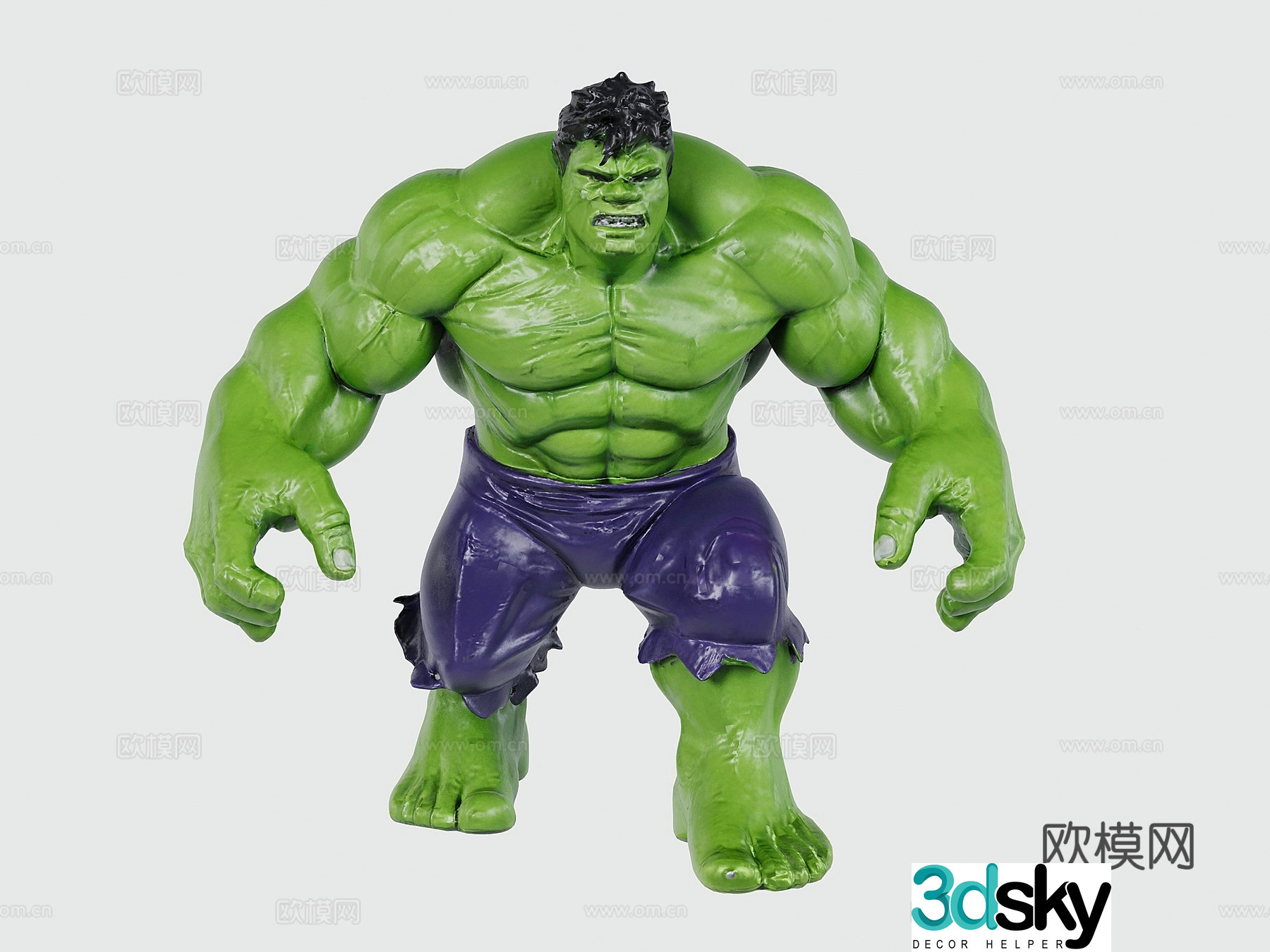 Hulk Hulk Figure 3D Model