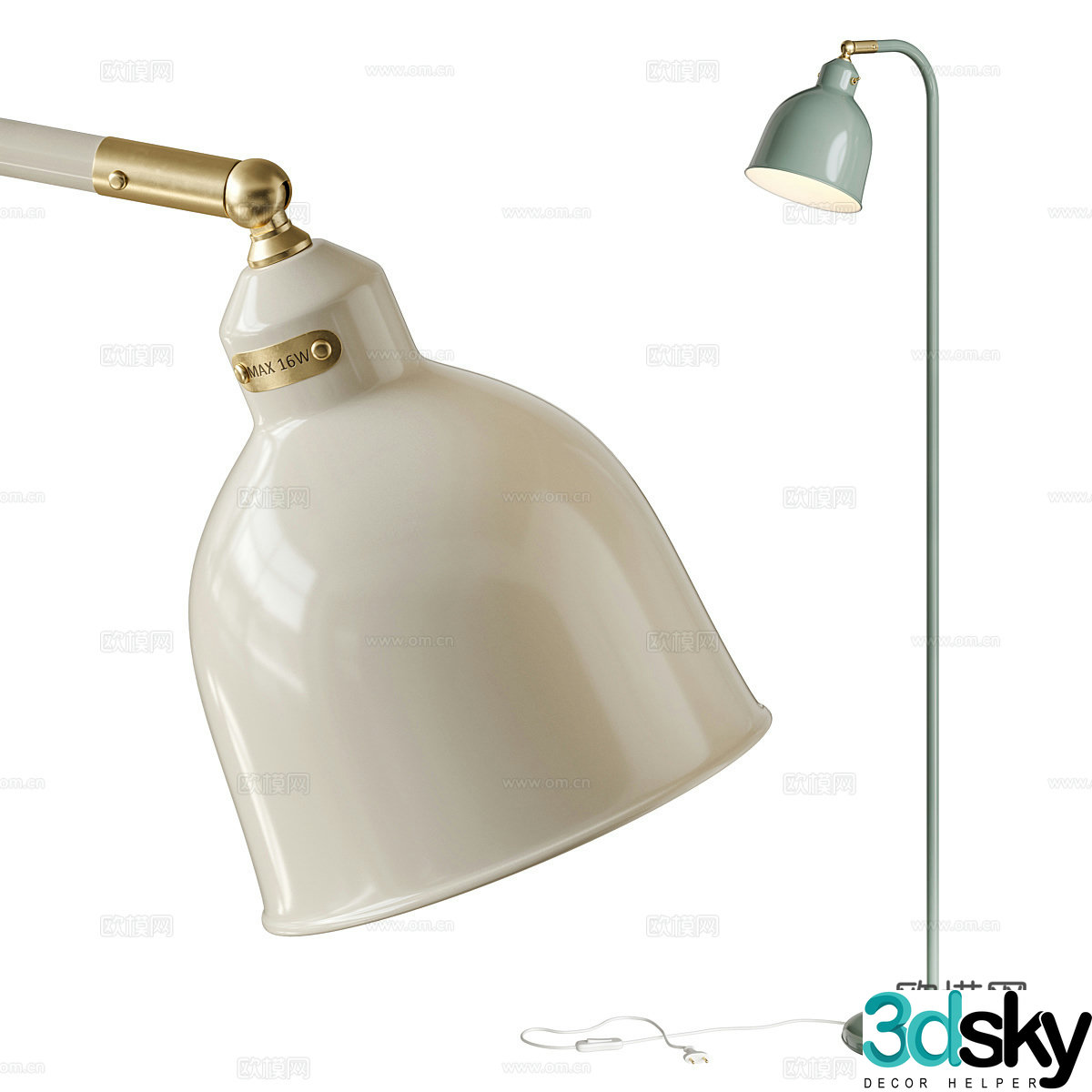 Floor lamp 3d model