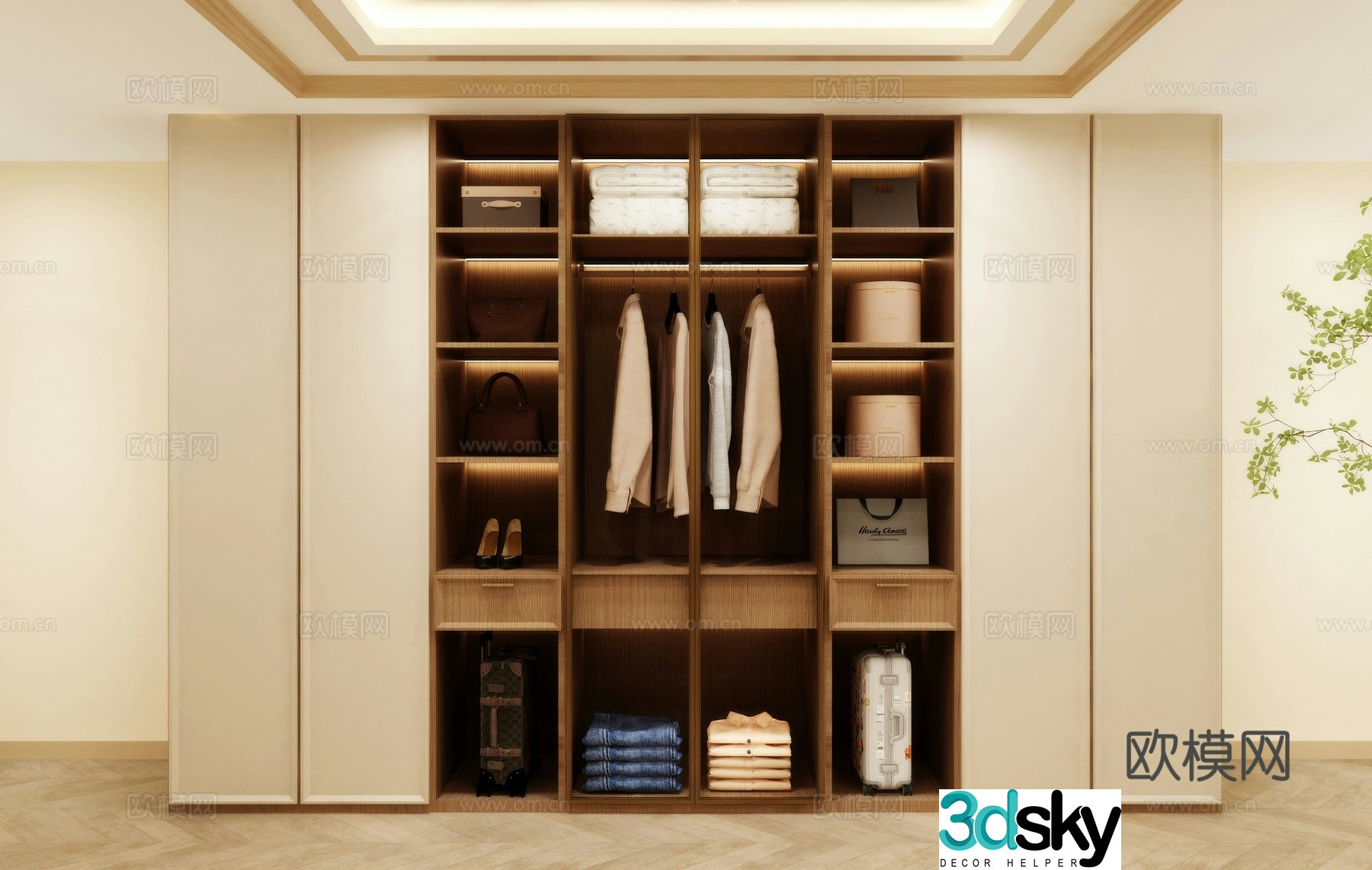 Wardrobe design Wardrobe renderings Wardrobe wardrobe design Wardrobe cabinet 3d model