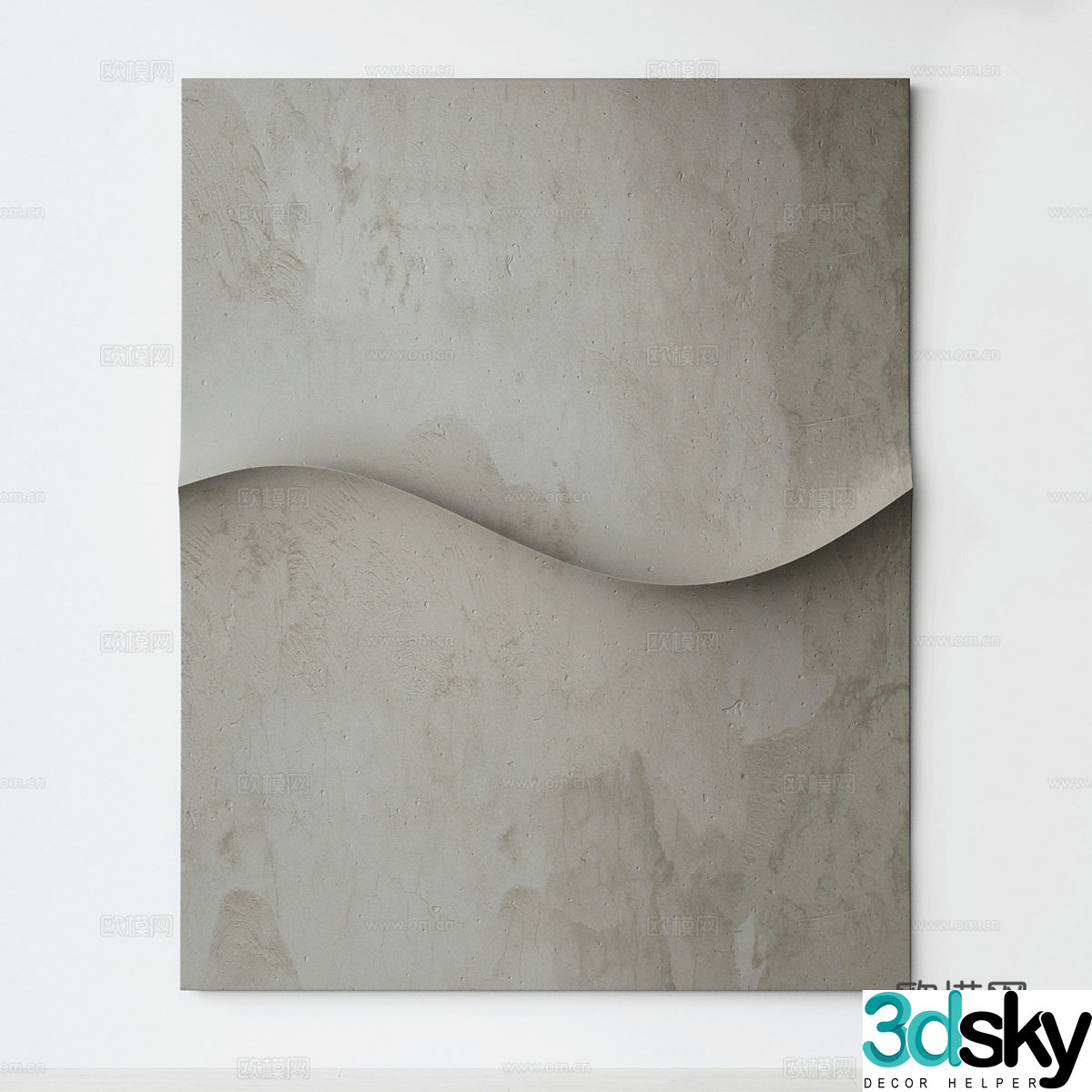 3D model of wall decoration hanging painting