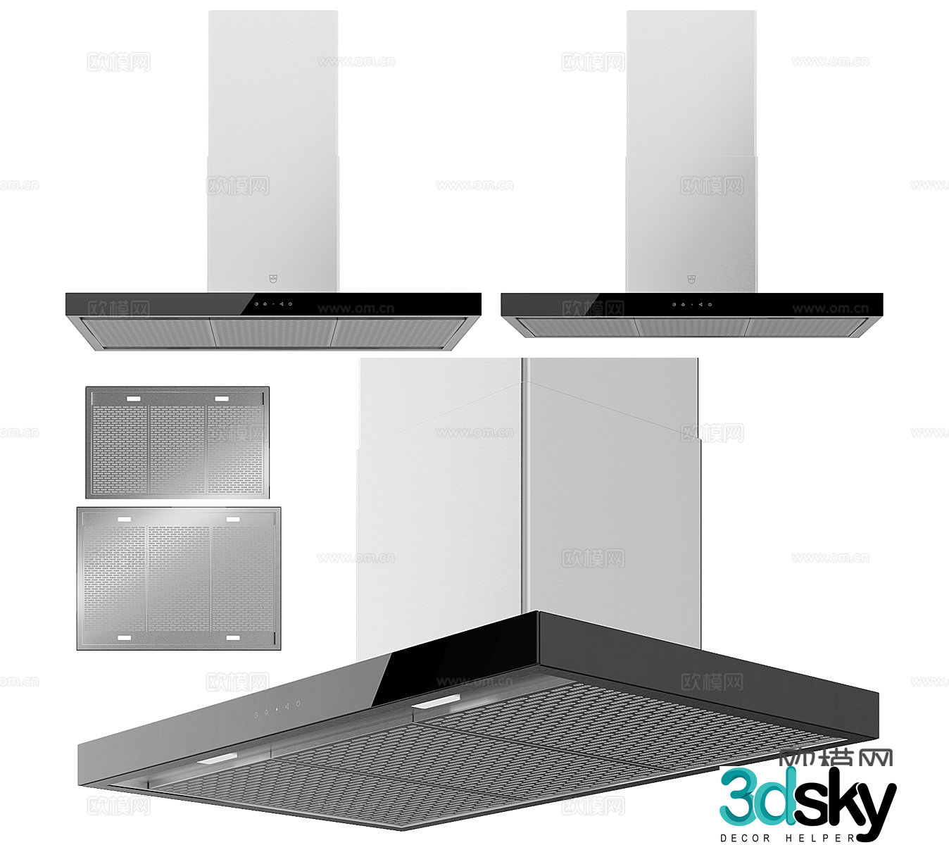Range hood Range hood Kitchen appliances Kitchen appliances Range hood 3D model