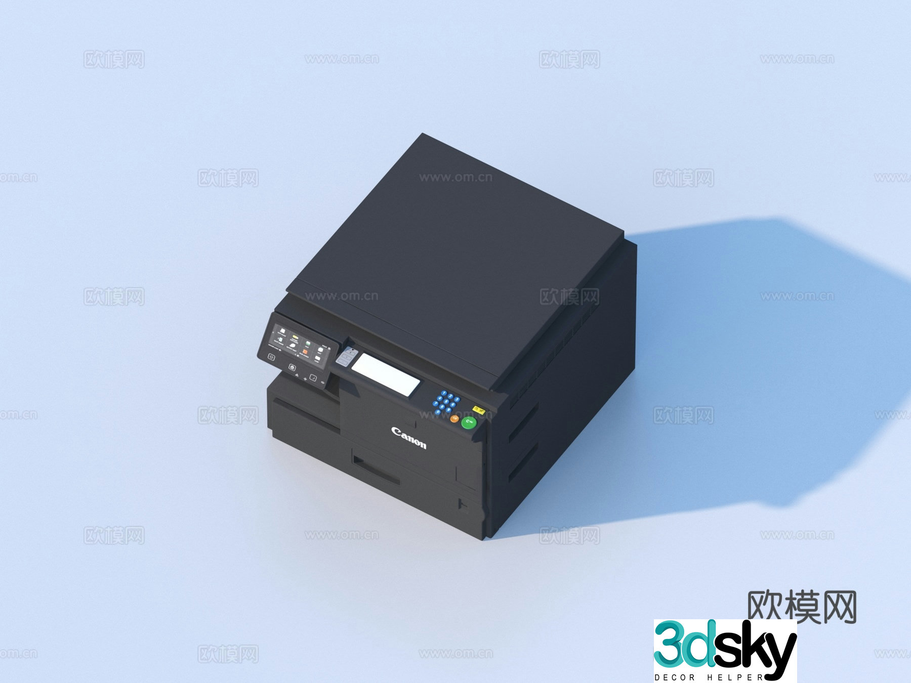 Printer Copier Office Supplies 3D Model