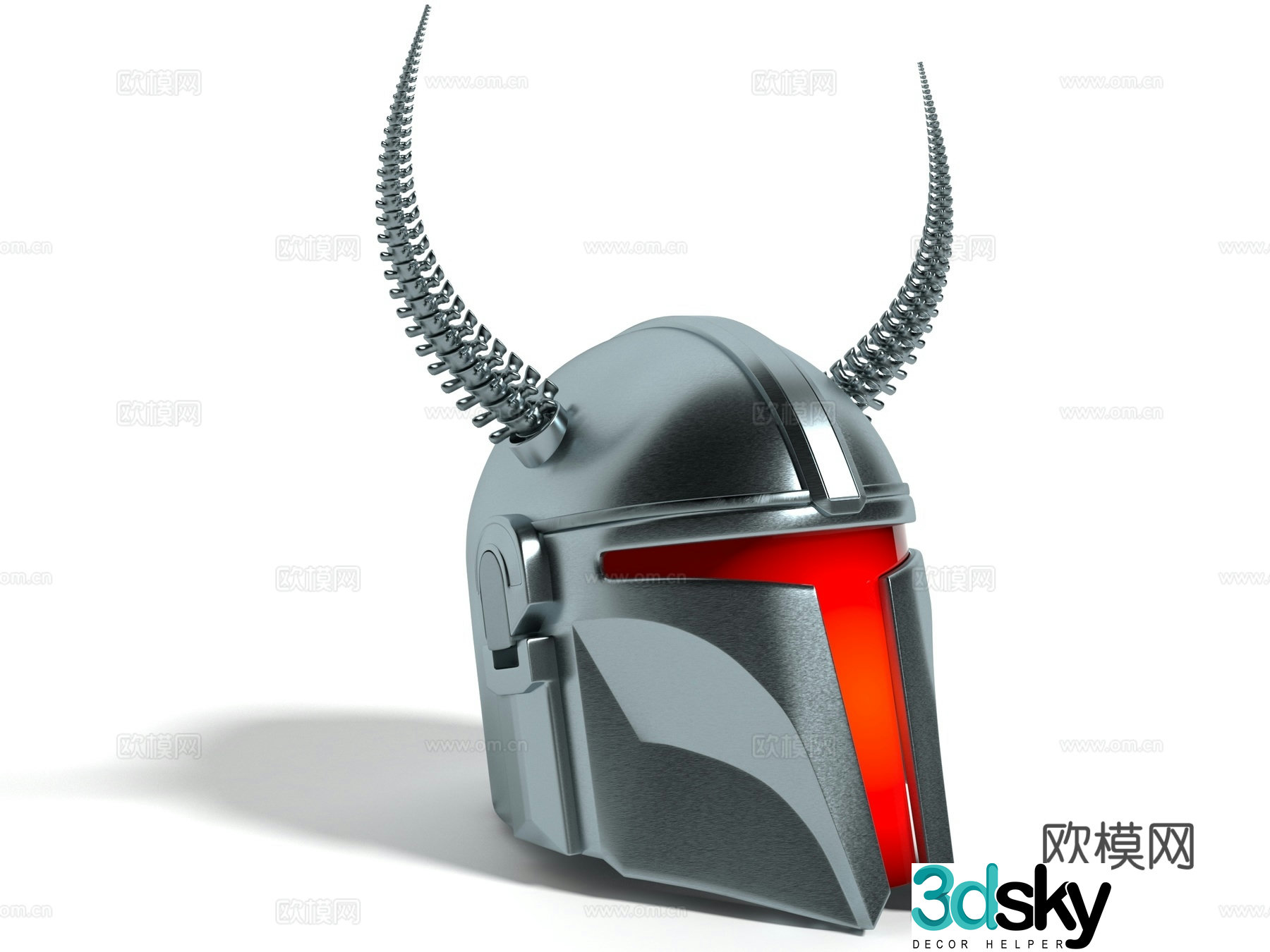 Modern style helmet 3d model