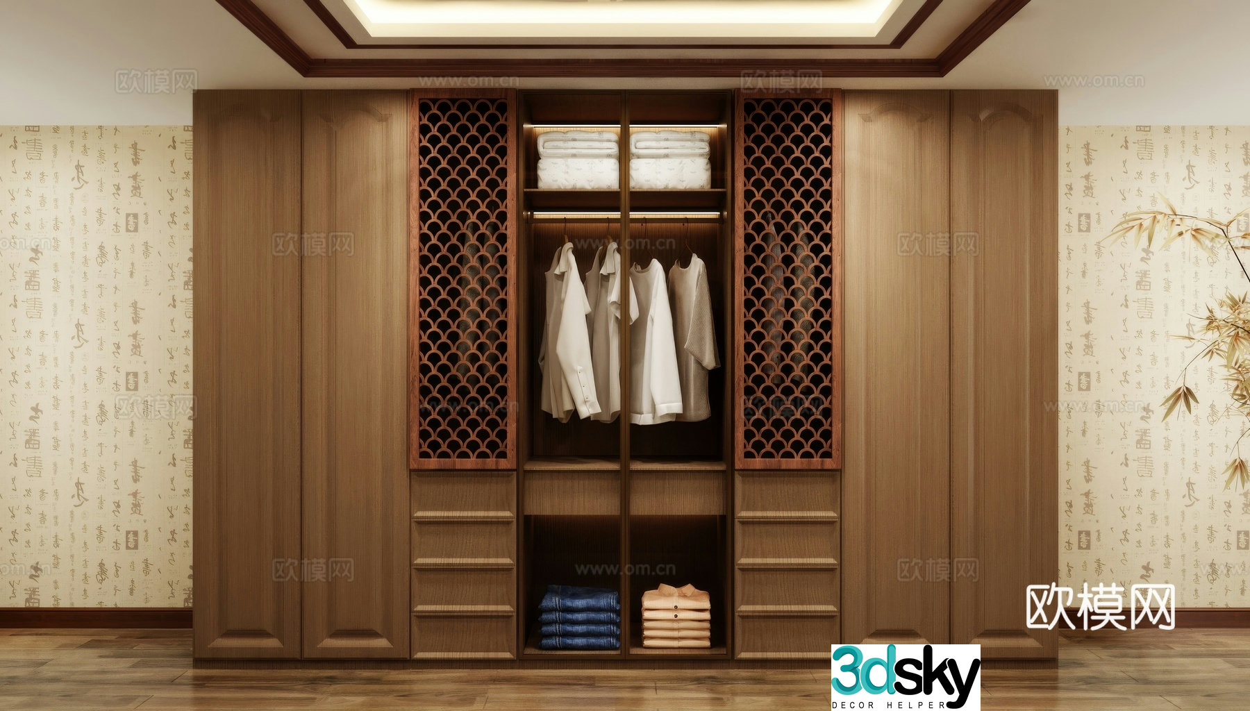 Wardrobe design Wardrobe renderings Wardrobe wardrobe design Wardrobe cabinet 3d model
