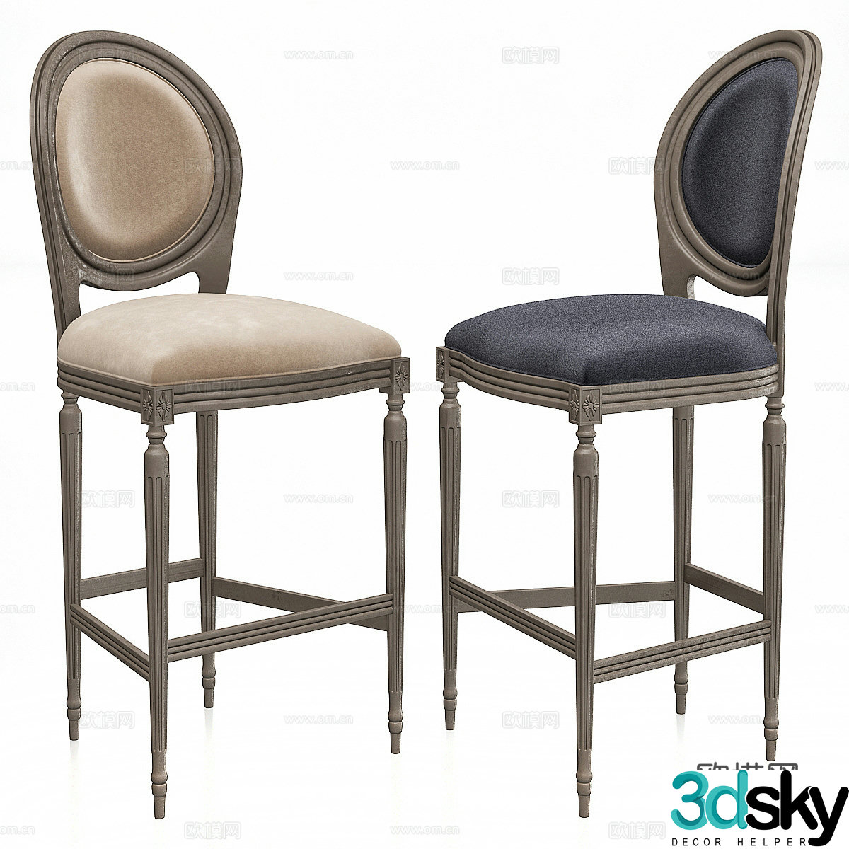 Bar chair 3d model