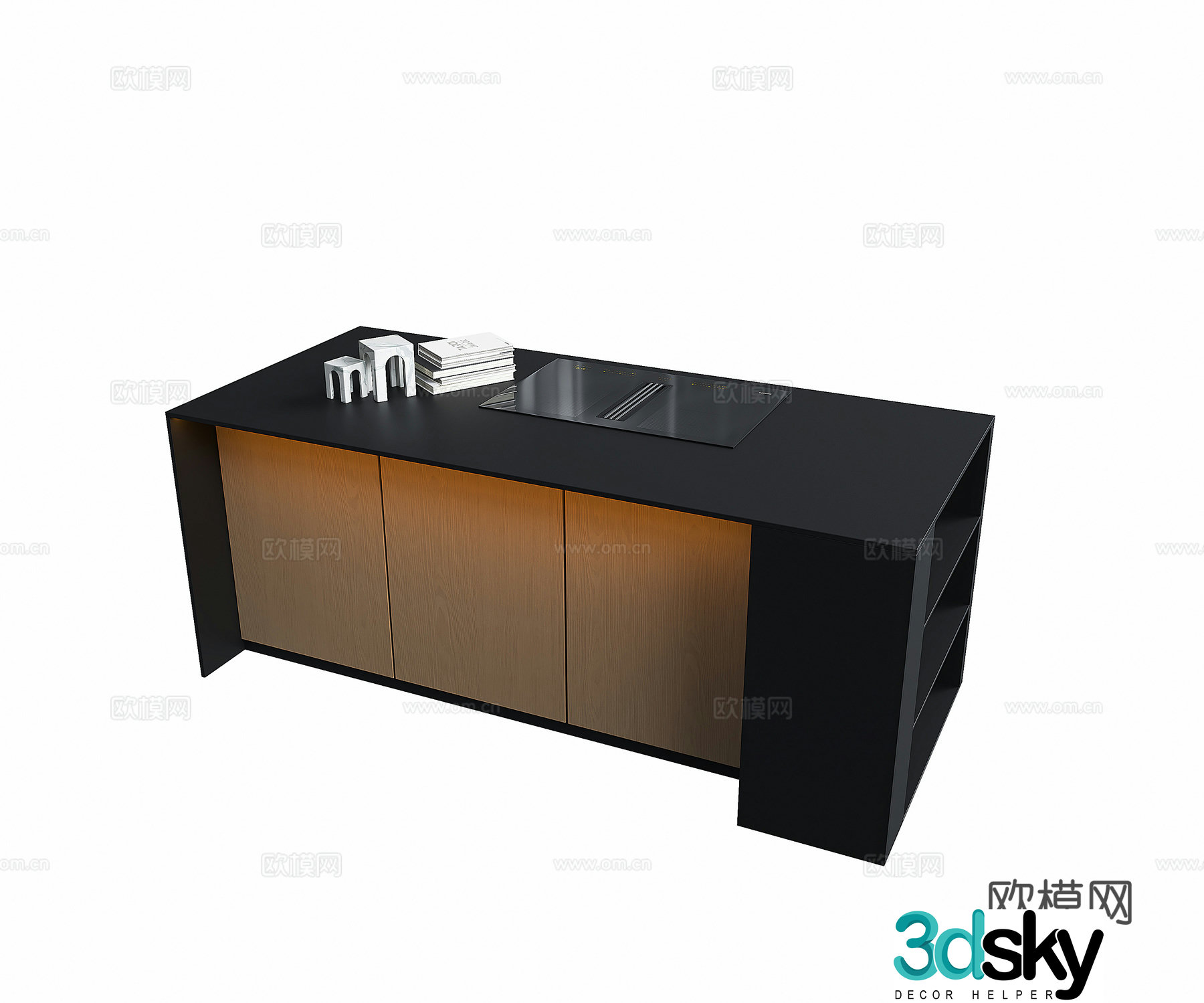 Modern island modern dining table and chairs minimalist dining table and chair Italian dining table and chairs Coffee shop dining table and chair 3D model