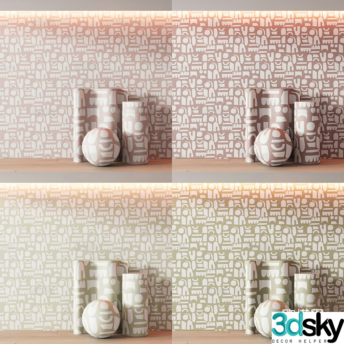 Art wall tiles Art wall cloth Art wallpaper Art wall cloth Art paint Wall paint 3d model