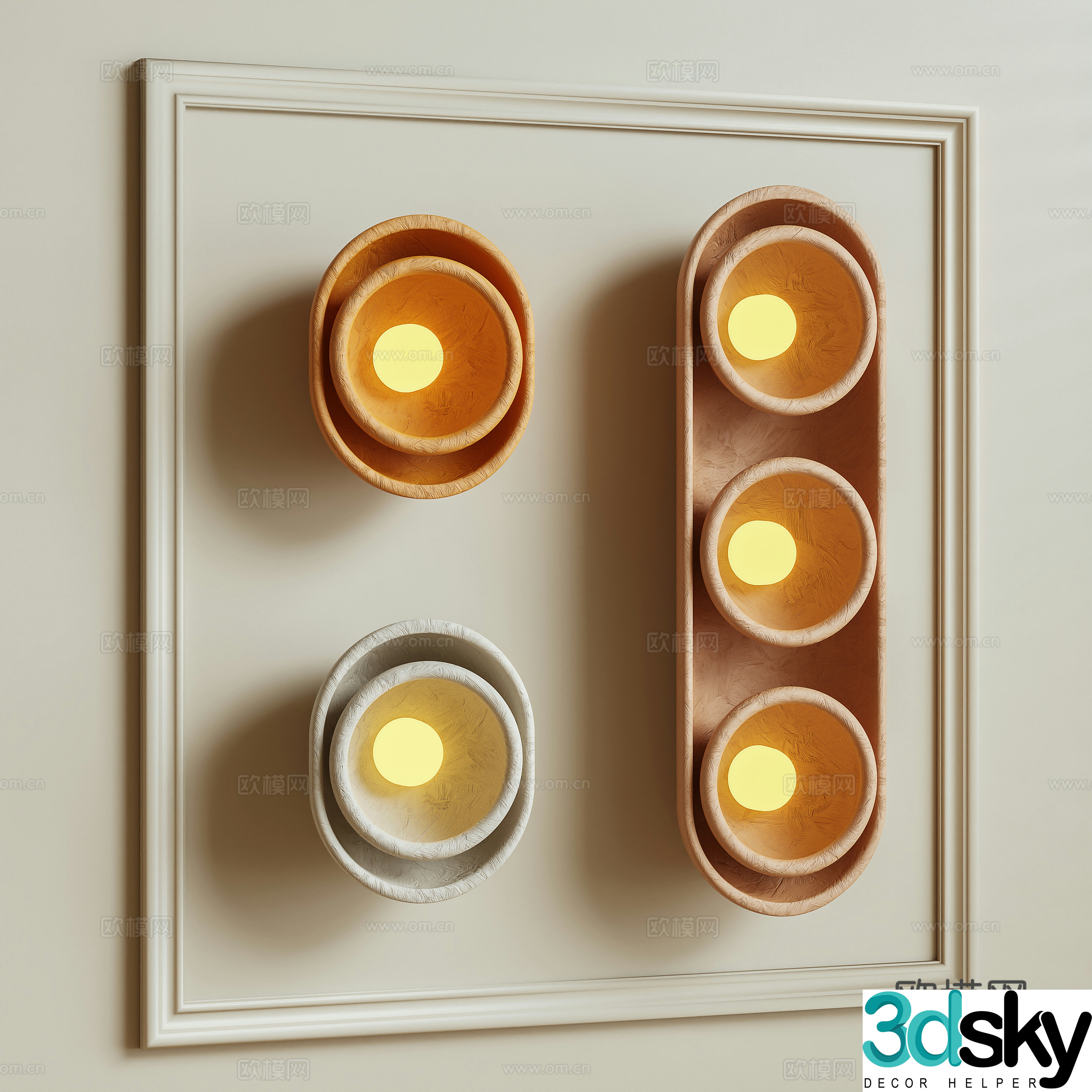 Wasabi Wall Light 3D Model