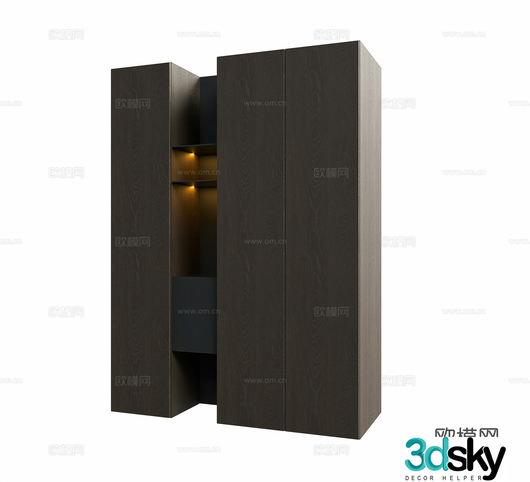 Porch cabinet Decorative cabinet Shoe cabinet 3D model