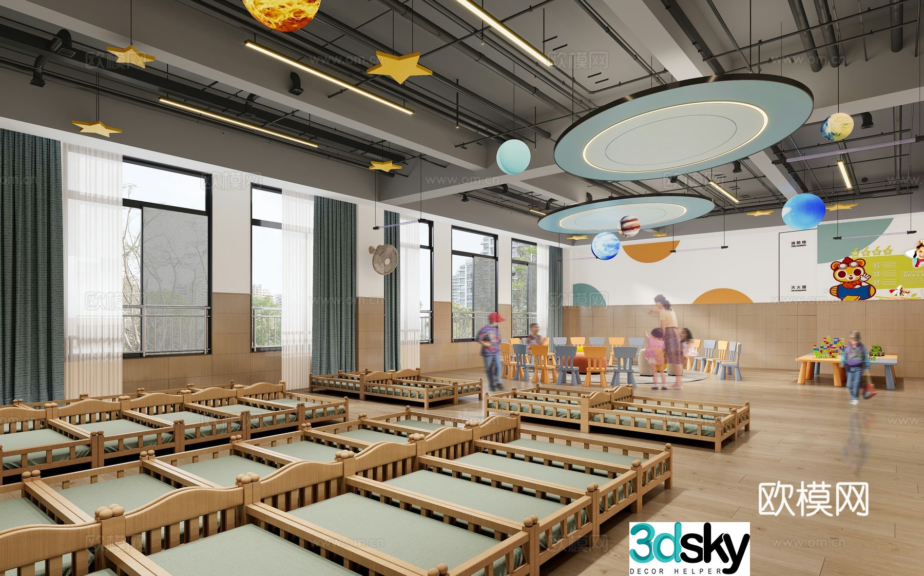 Kindergarten lounge 3d model