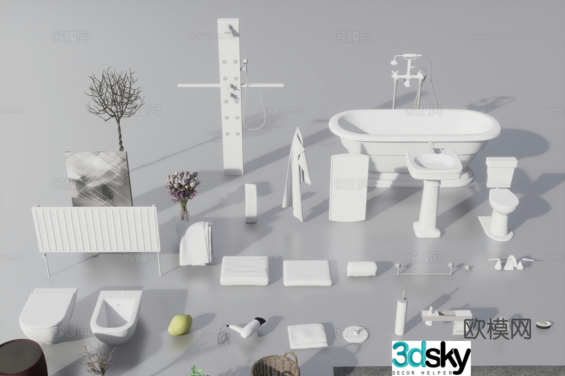 Sanitary ware supplies 3D model