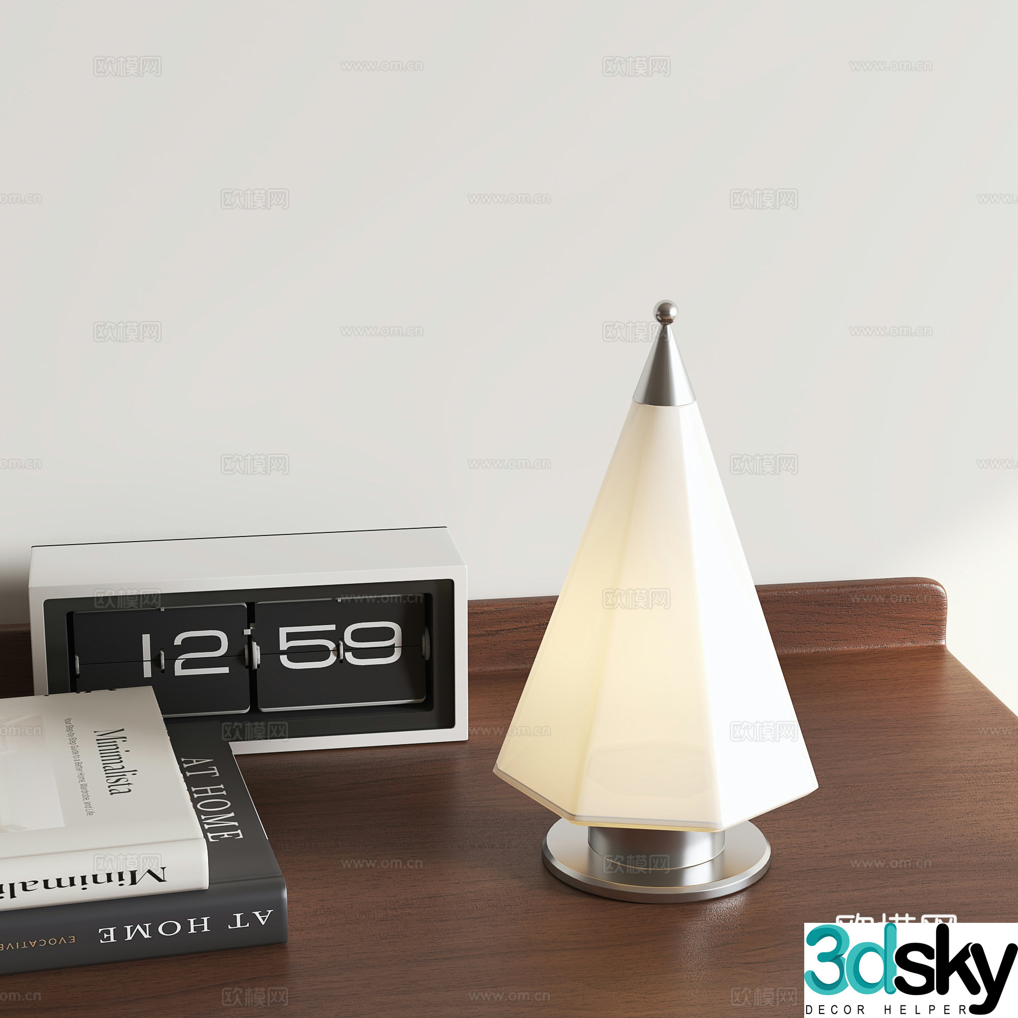 Modern desktop lamp ambient lamp 3d model