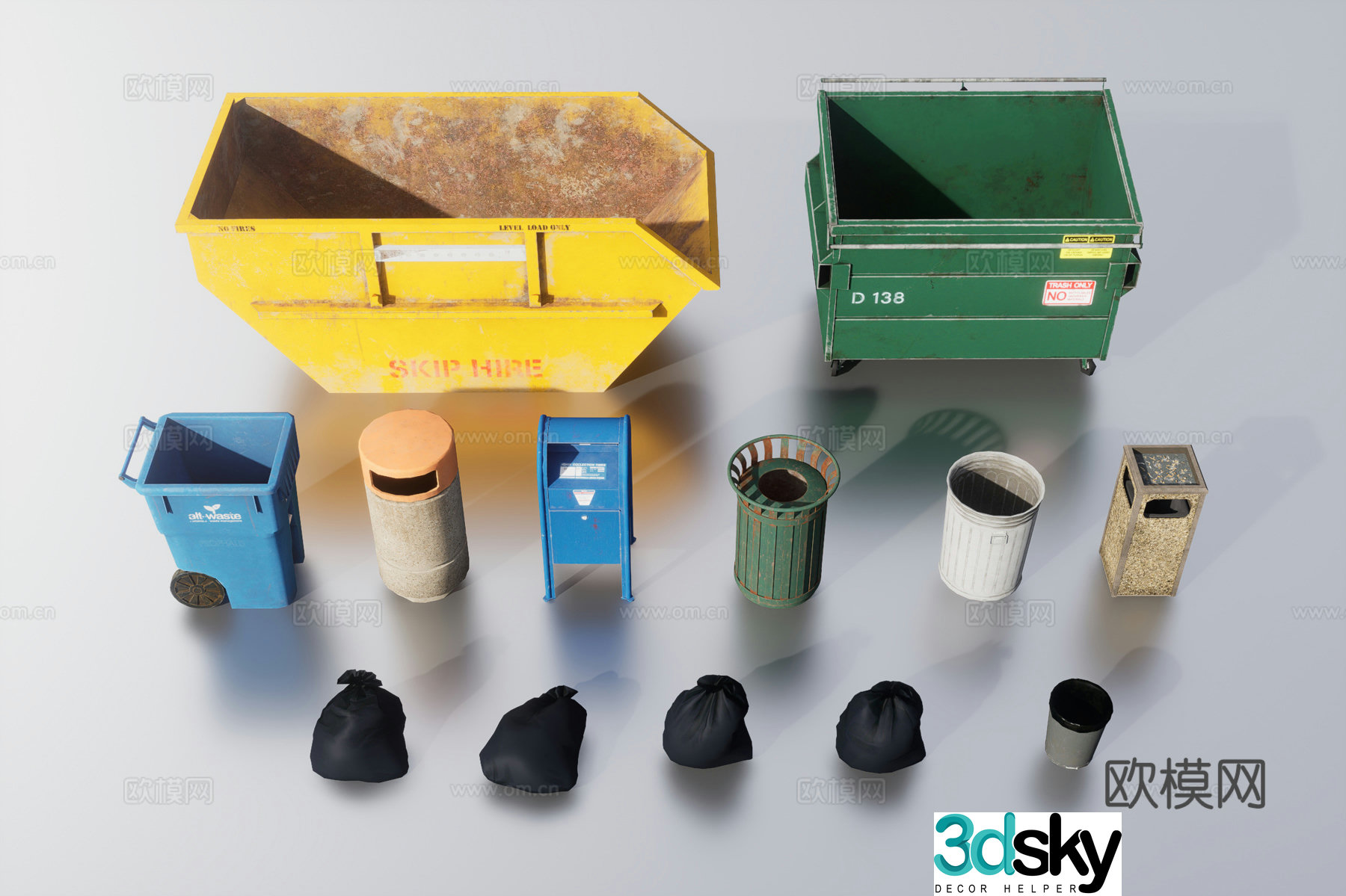 3D model of sanitation facilities