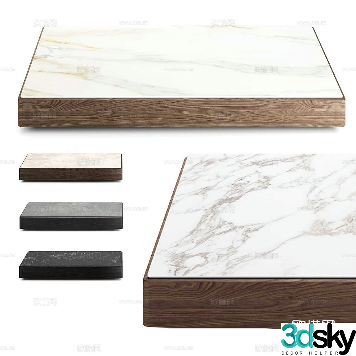 Nordic simple coffee table coffee table simple coffee table living room coffee table 3D model