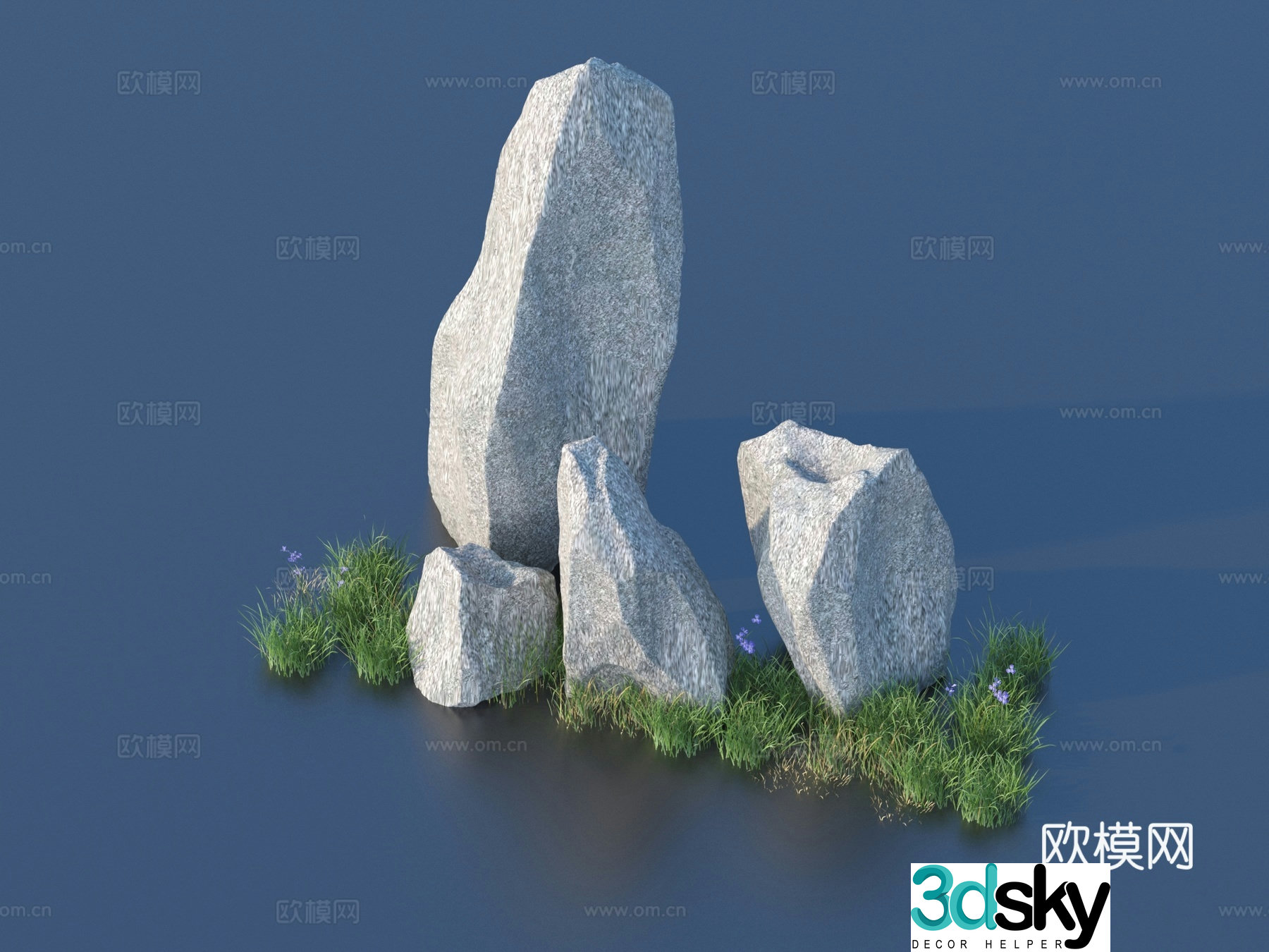 Stone Rock Stone Appreciation Strange Stone Strange Stone 3D Model