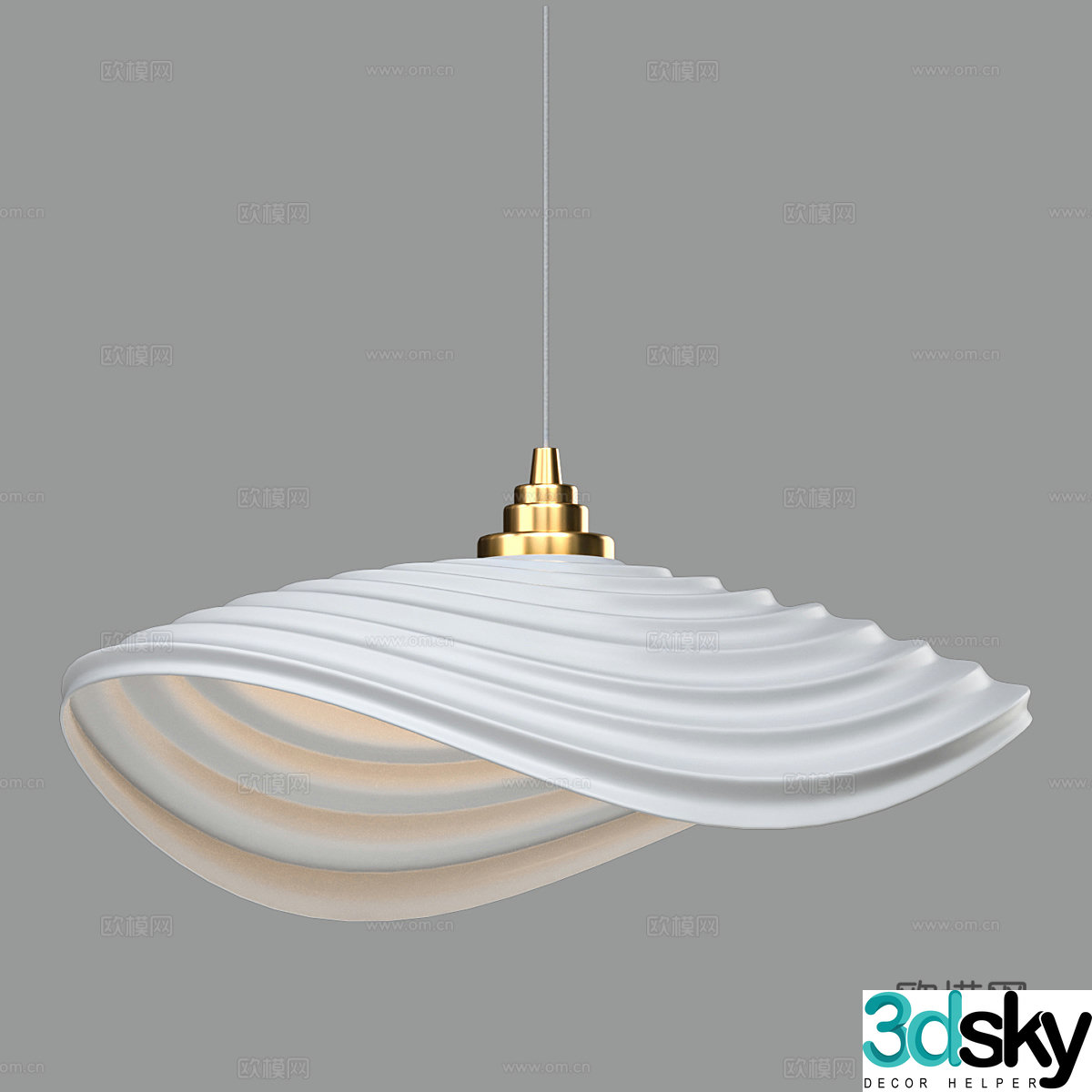 Modern simple light luxury chandeliers chandeliers simple chandeliers restaurant chandeliers living room chandeliers 3D model