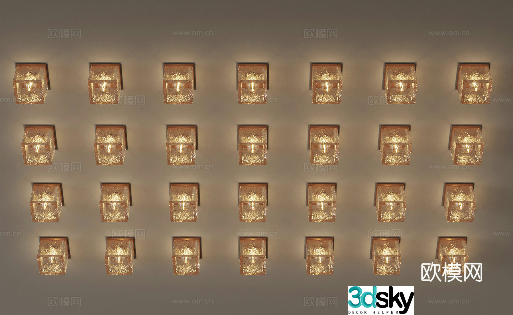 Ceiling lamp Modern cream air ceiling lamp 3d model