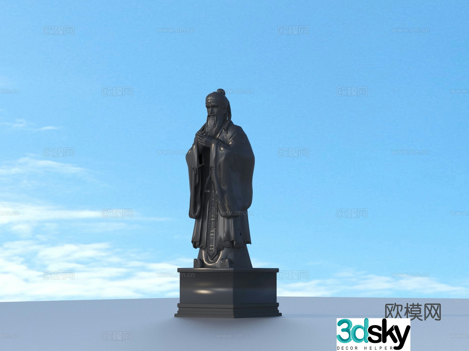 Statue Celebrity Sculpture 3d Model