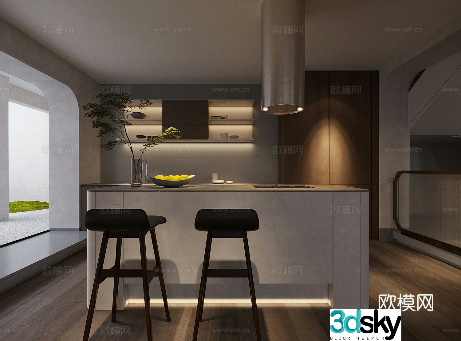 Bar Dining Bar Bar Chair 3D Model
