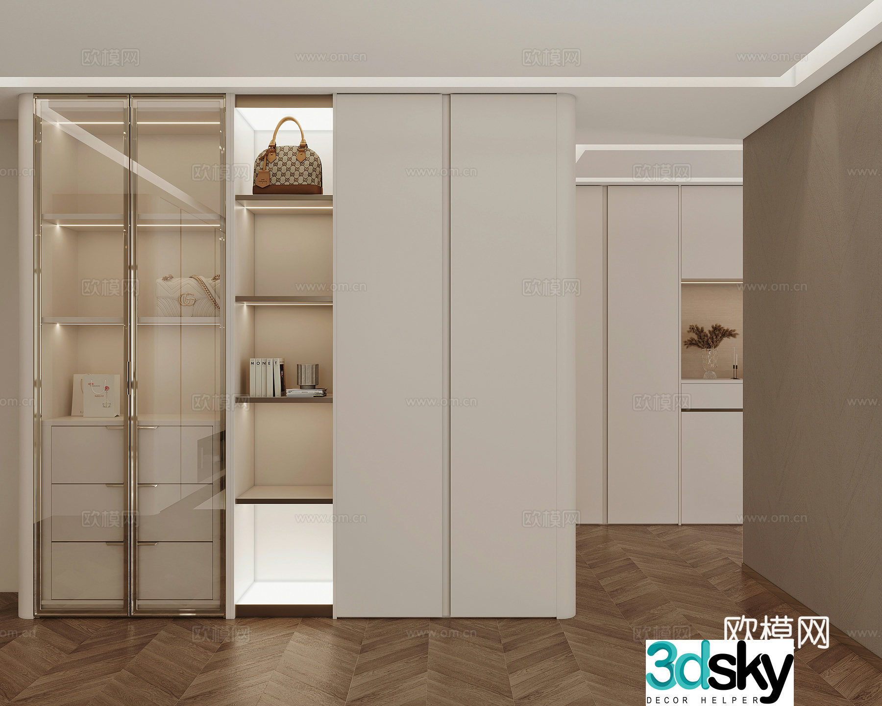 Cloakroom 3d model