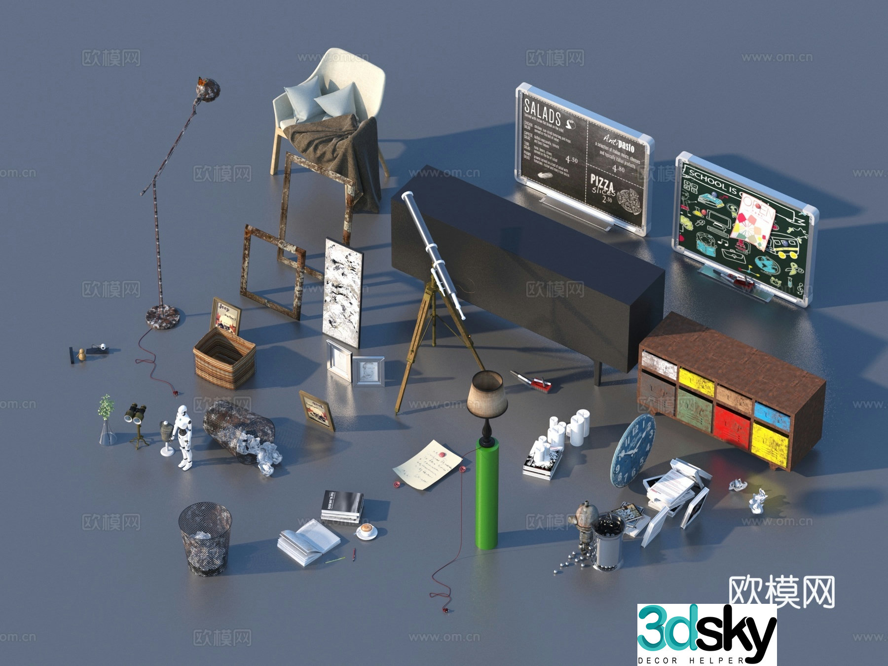 Daily necessities Crafts ornaments Artwork 3D model