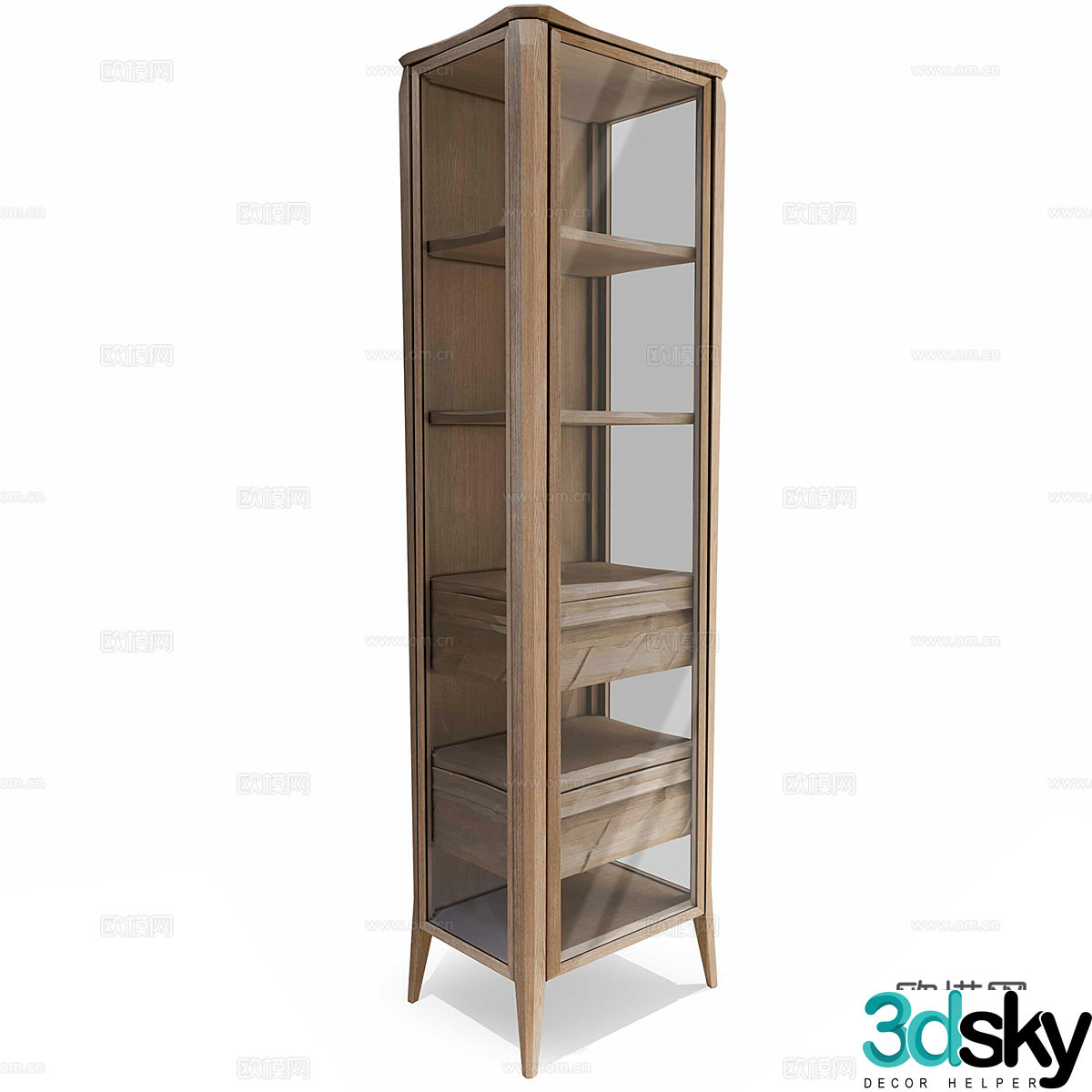 Nordic simple wine cabinet wine cabinet simple wine cabinet decorative wine cabinet 3D model