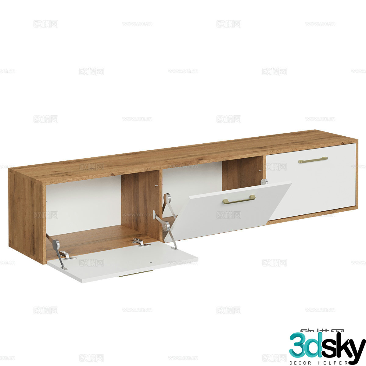 Nordic simple TV cabinet TV cabinet Simple TV cabinet Living room TV cabinet Decorative TV cabinet 3D model