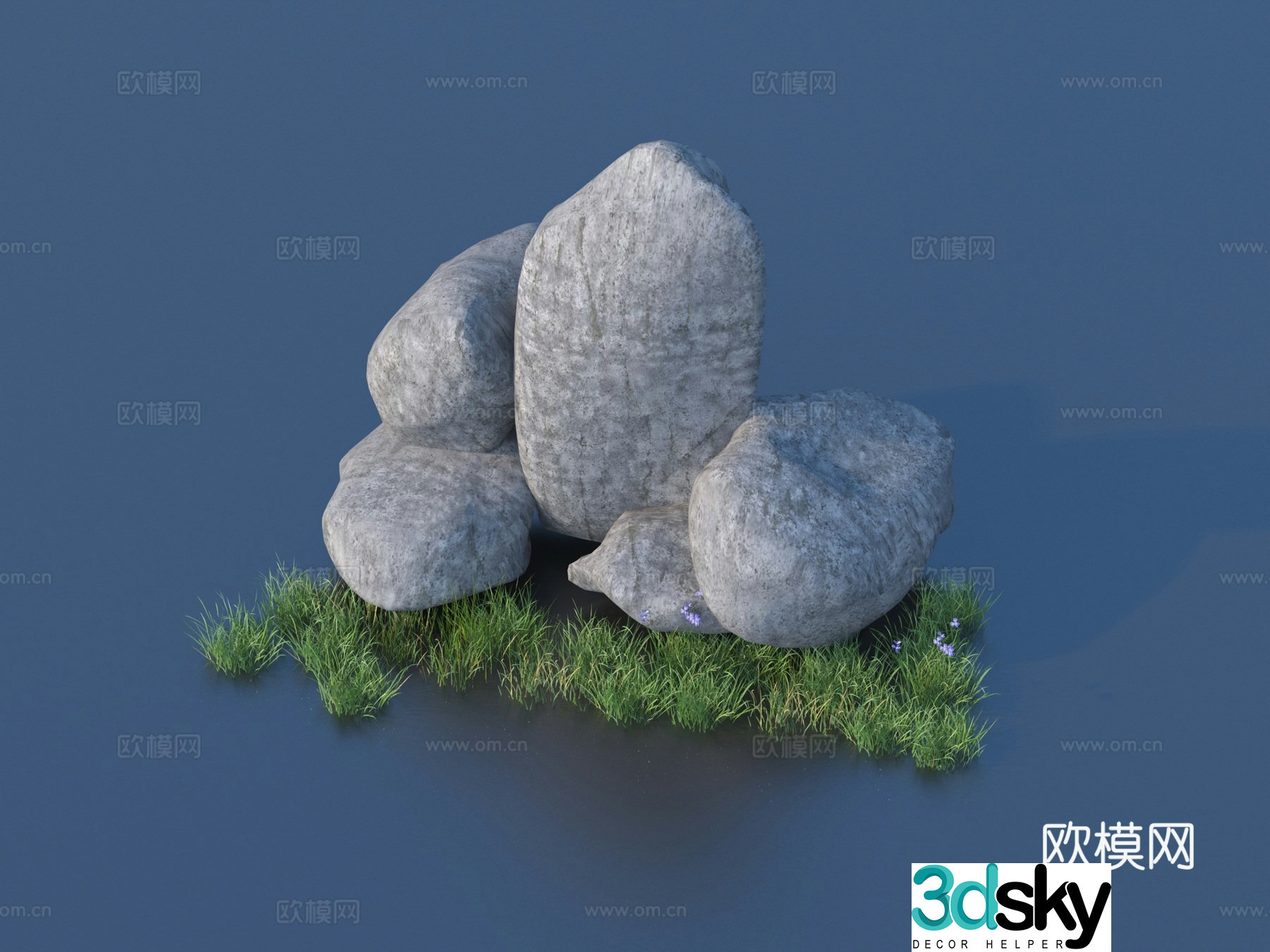 Stone Rock Stone Appreciation Strange Stone Strange Stone 3D Model