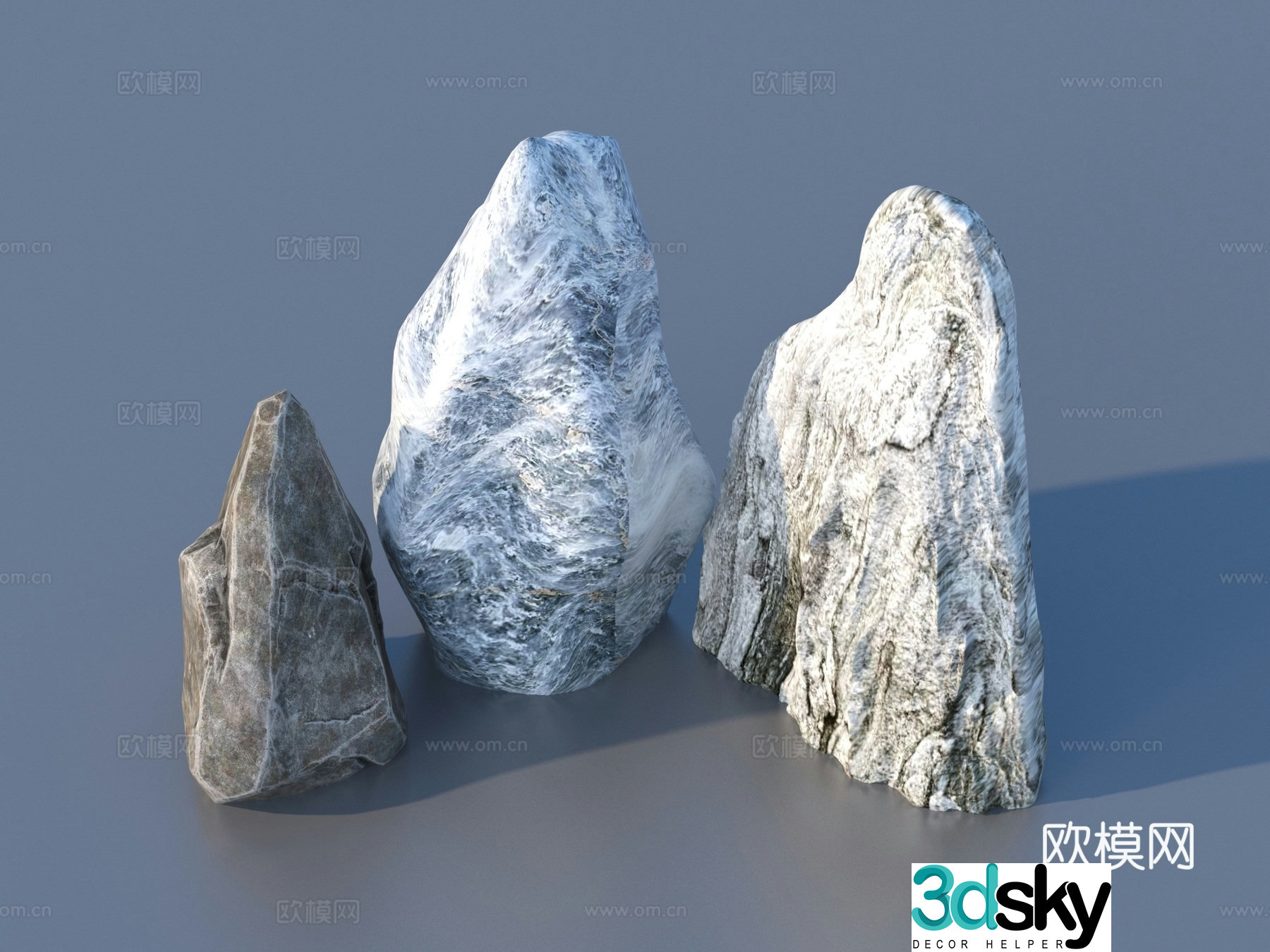 Stone Rock Stone Appreciation Strange Stone Strange Stone 3D Model
