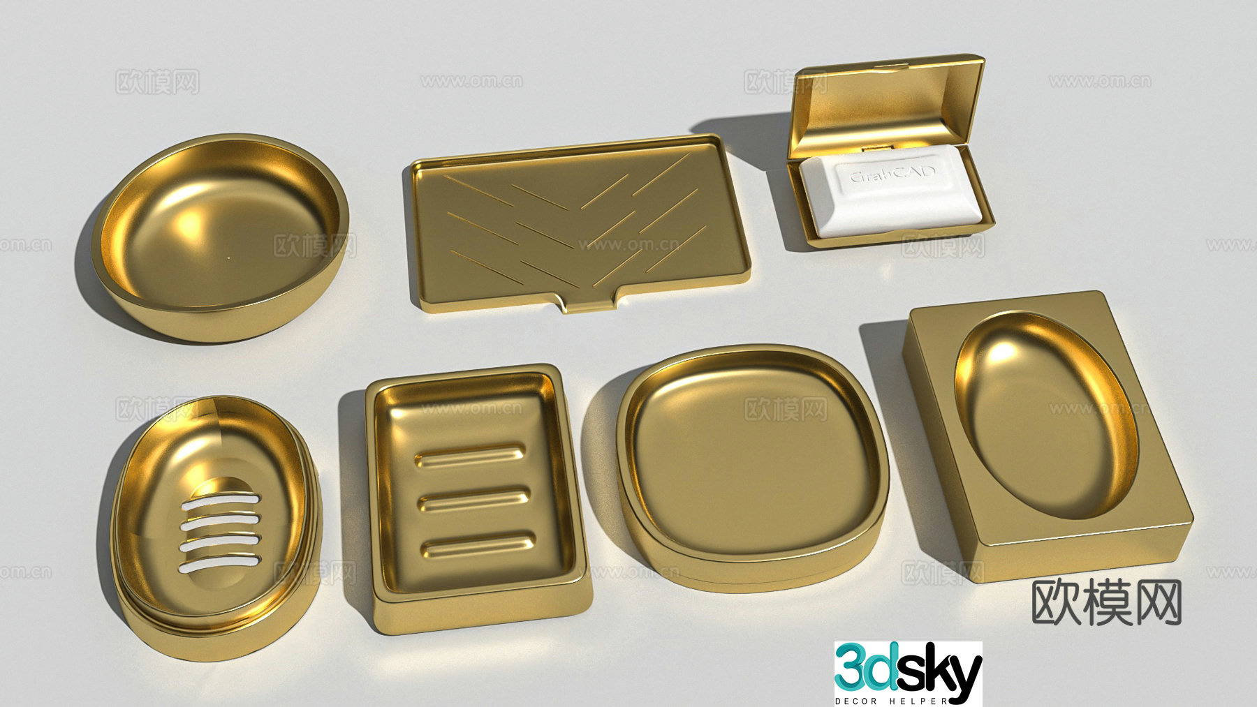 Soap box kitchen and bathroom supplies toiletries 3d model