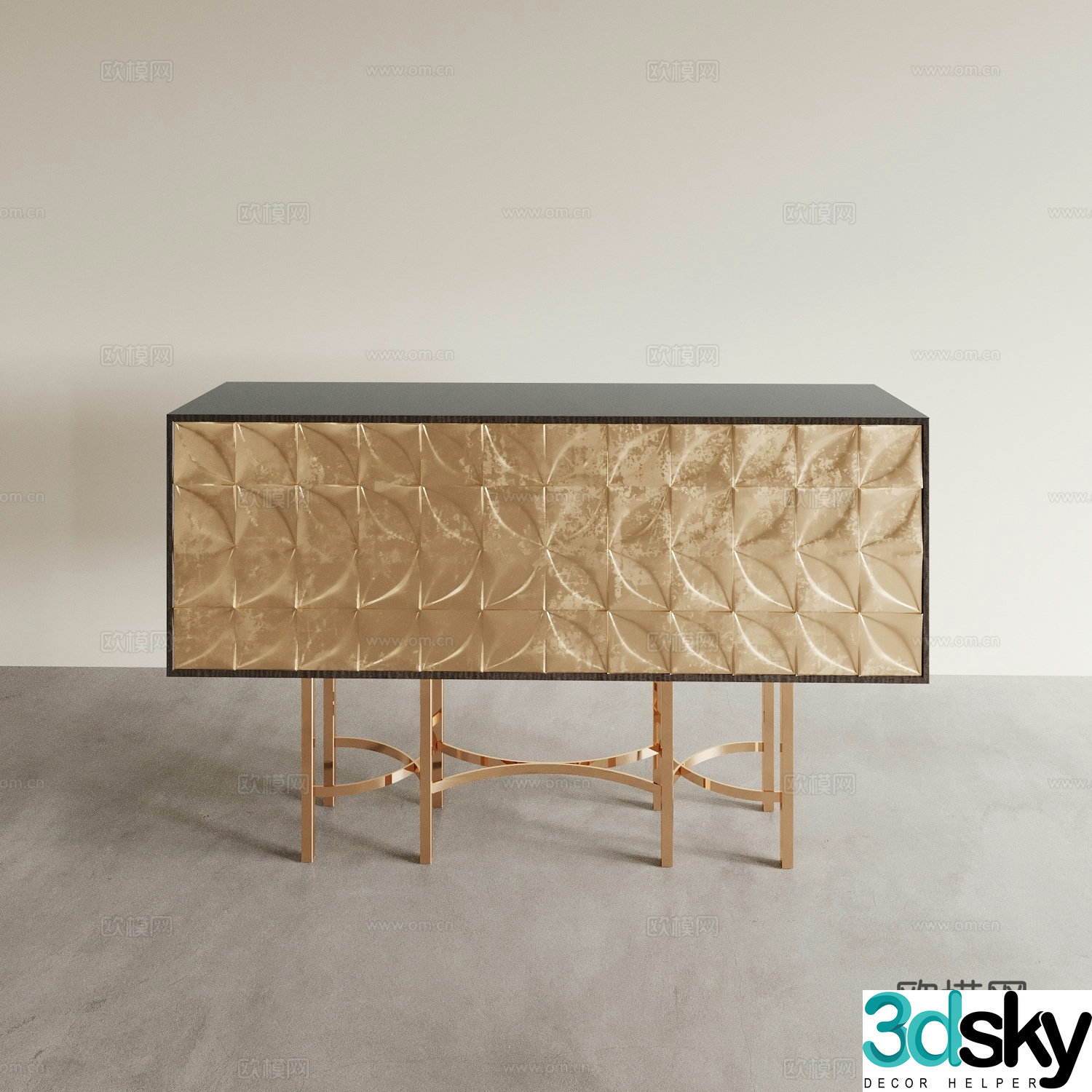 End view cabinet End view desk chest cabinet low cabinet entrance cabinet shoe cabinet 3d model