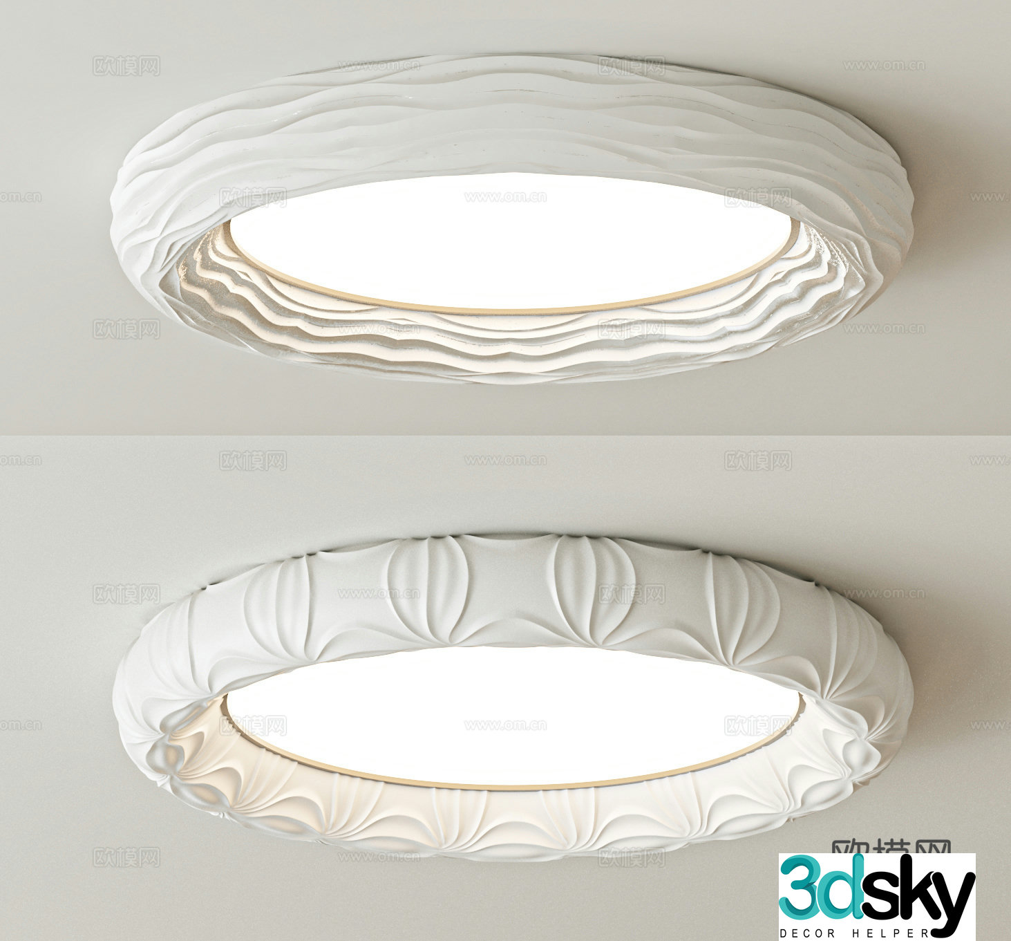 Modern ceiling light Decorative light 3d model