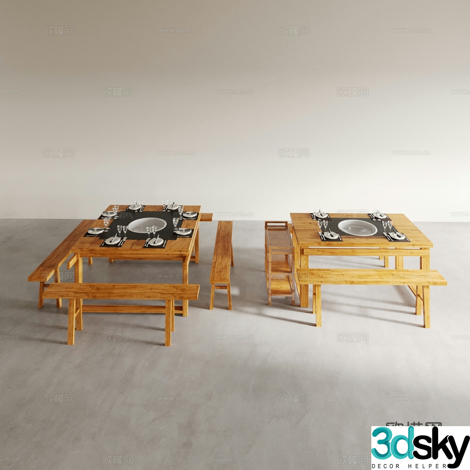 Dining table and chairs living and dining table and chairs dining table and chairs wine table and chairs table and chair combination 3D model