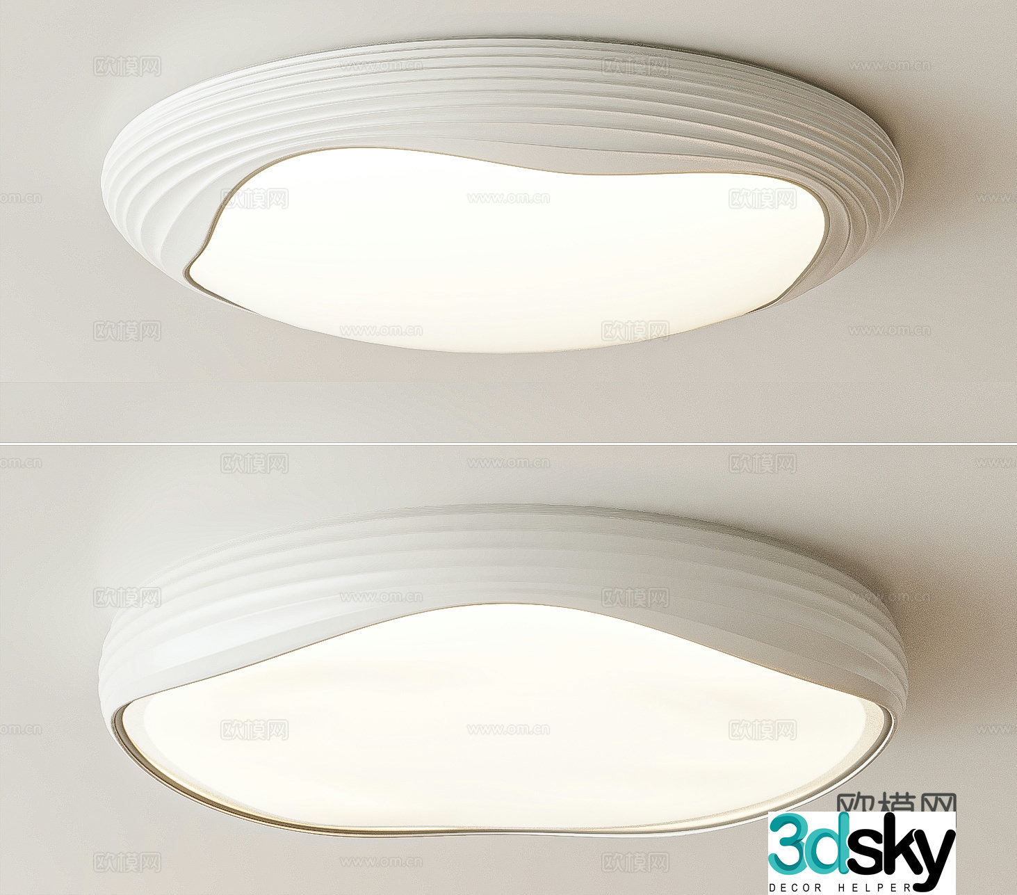 Modern ceiling light Decorative light 3d model