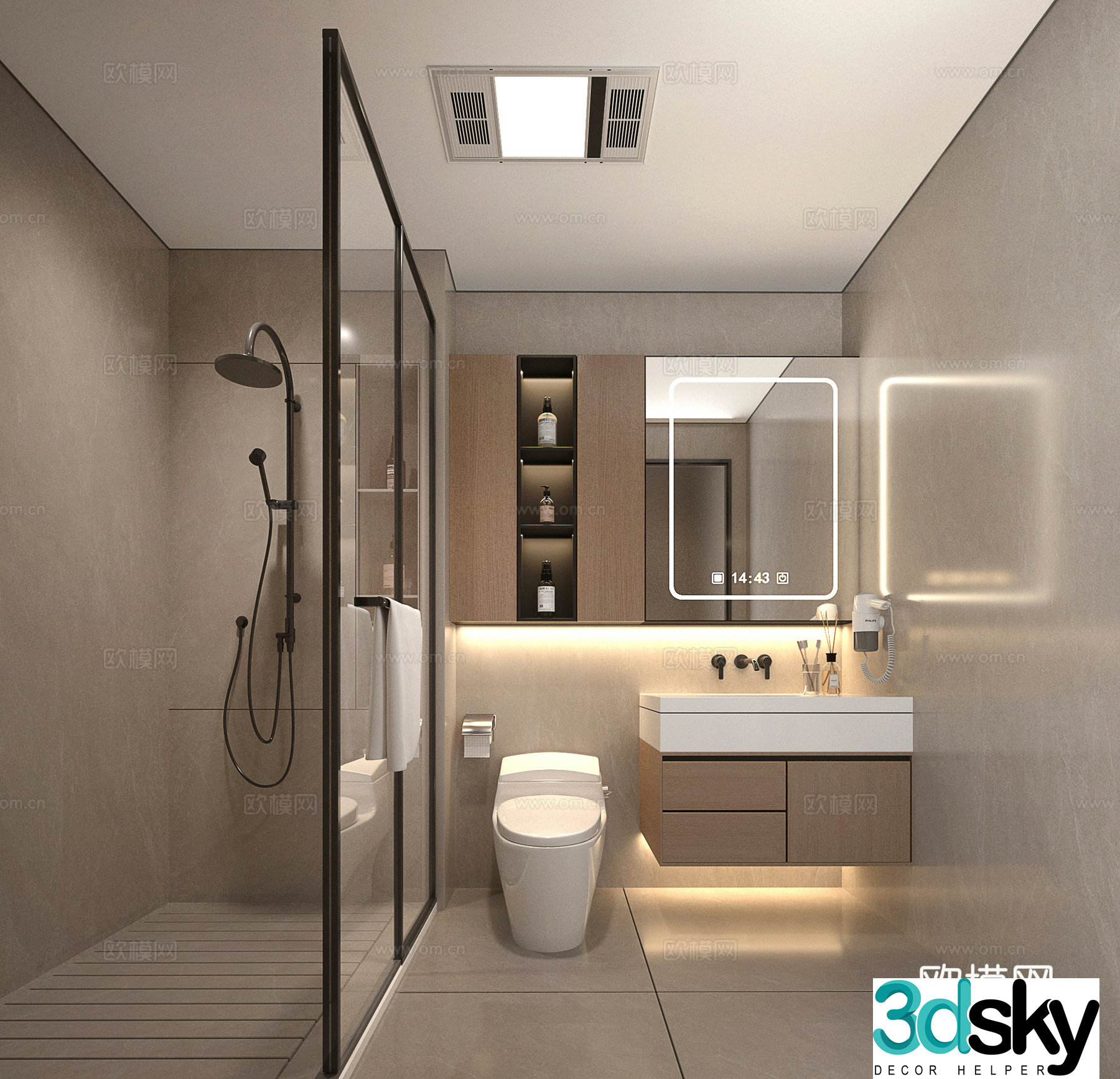 Bathroom 3d model 3d model