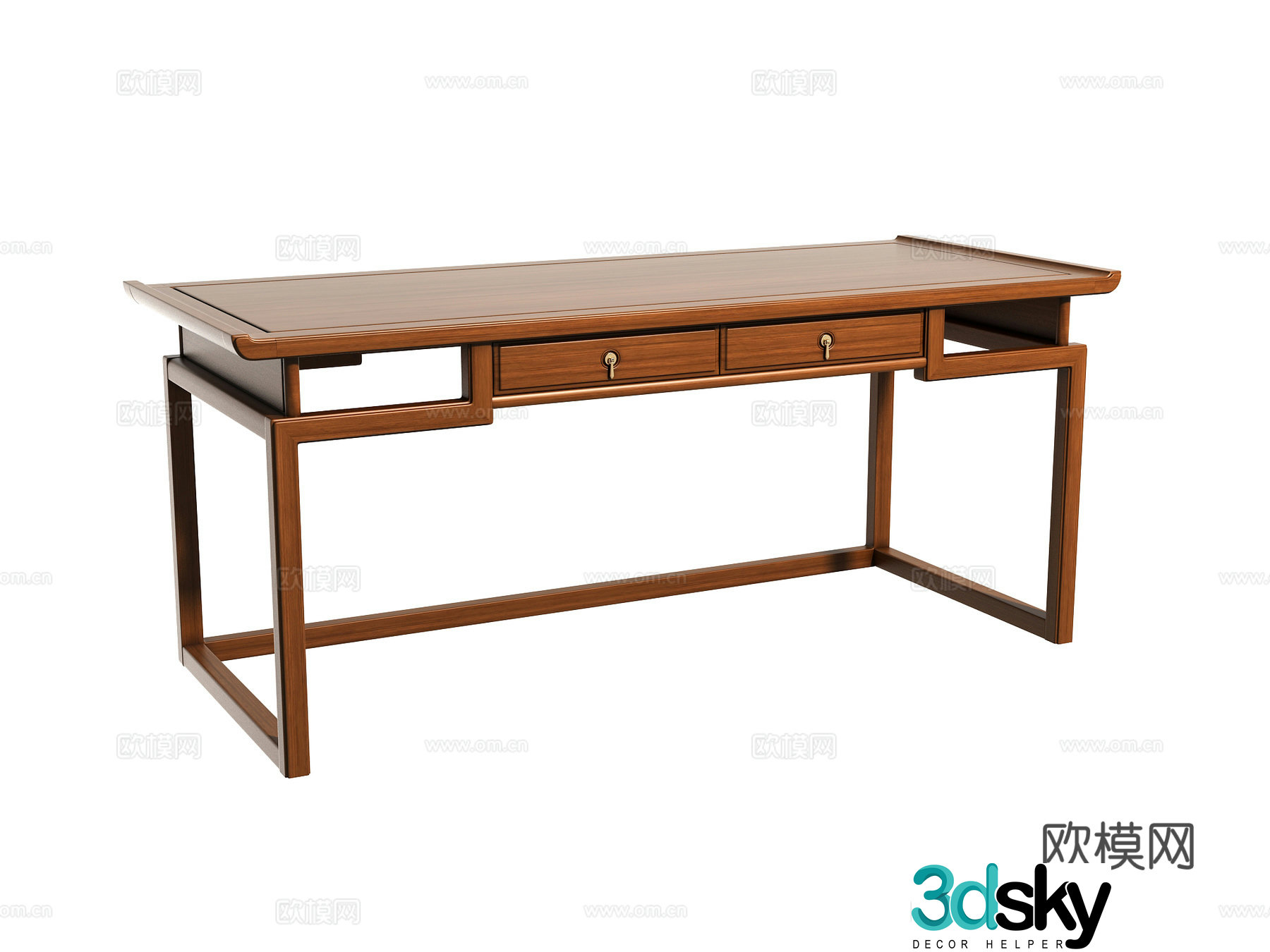 New Chinese desk 3D model