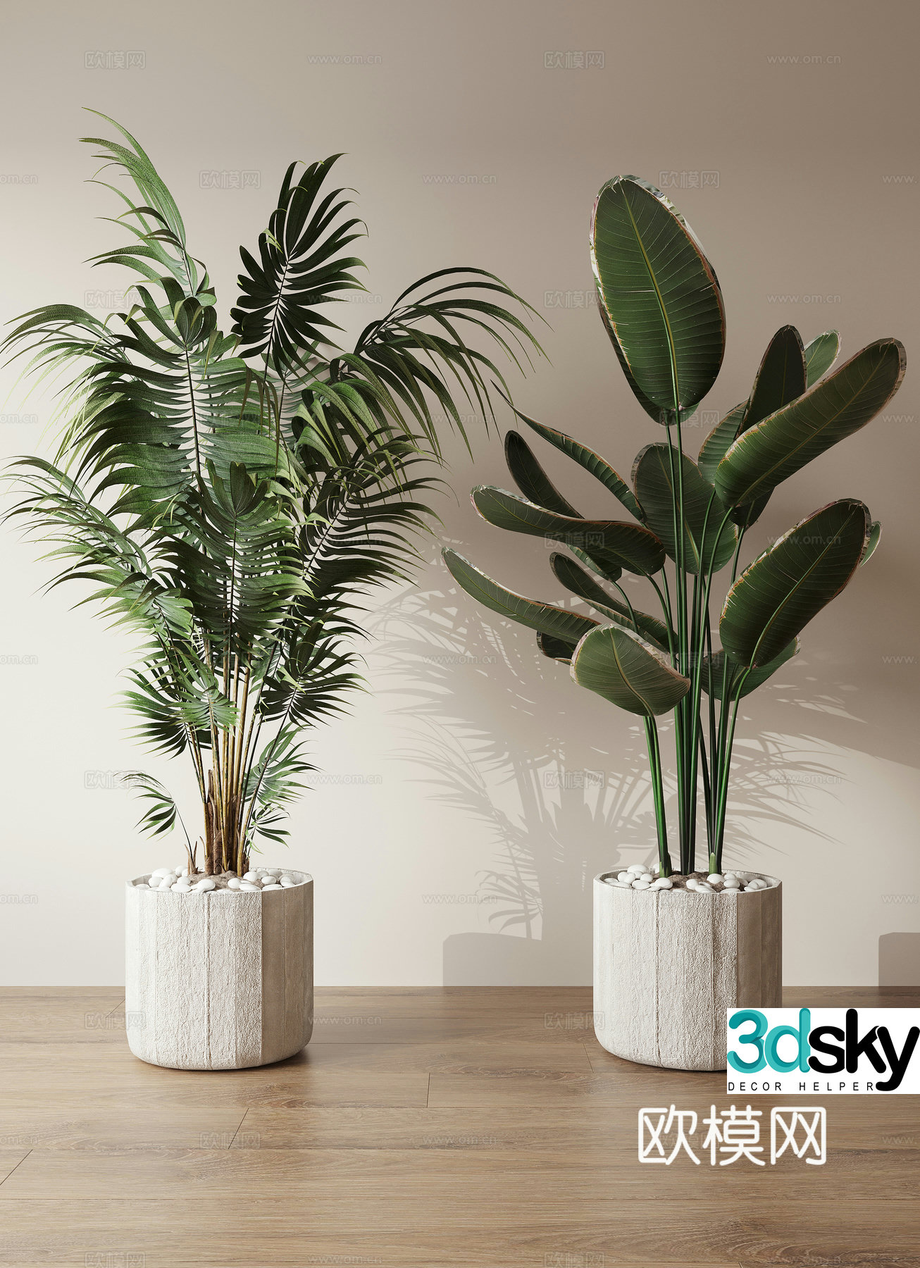 Potted plant 3d model