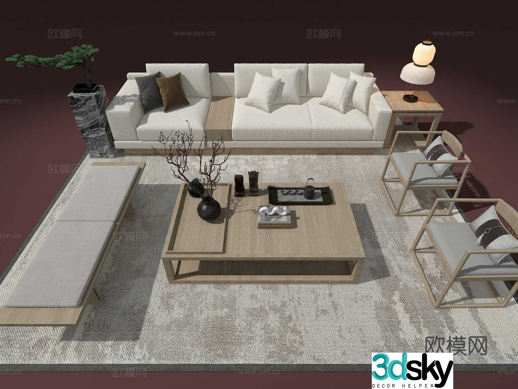 Song’s sofa set 3D model
